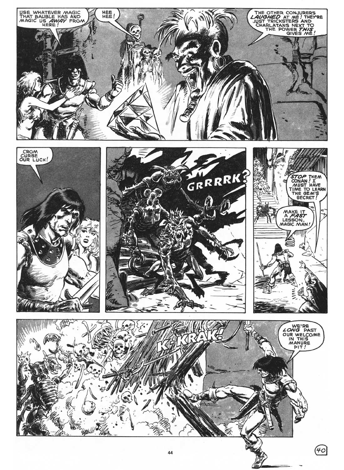 Read online The Savage Sword Of Conan comic -  Issue #161 - 43