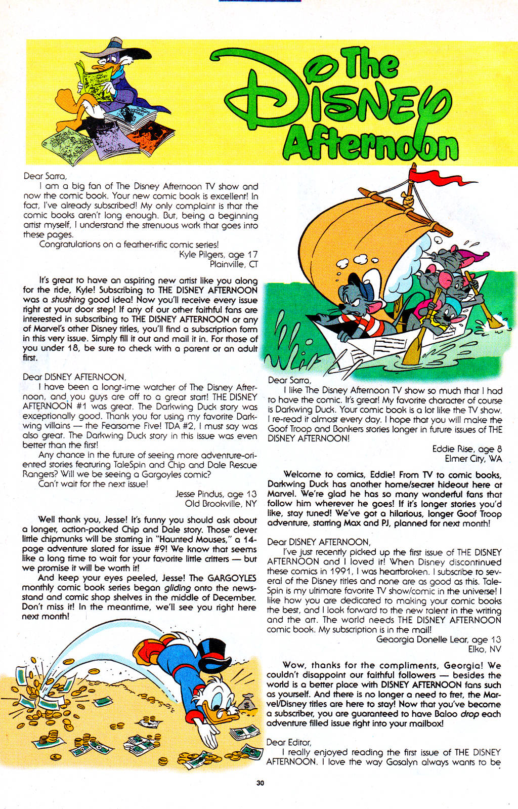 The Disney Afternoon issue 5 - Page 32
