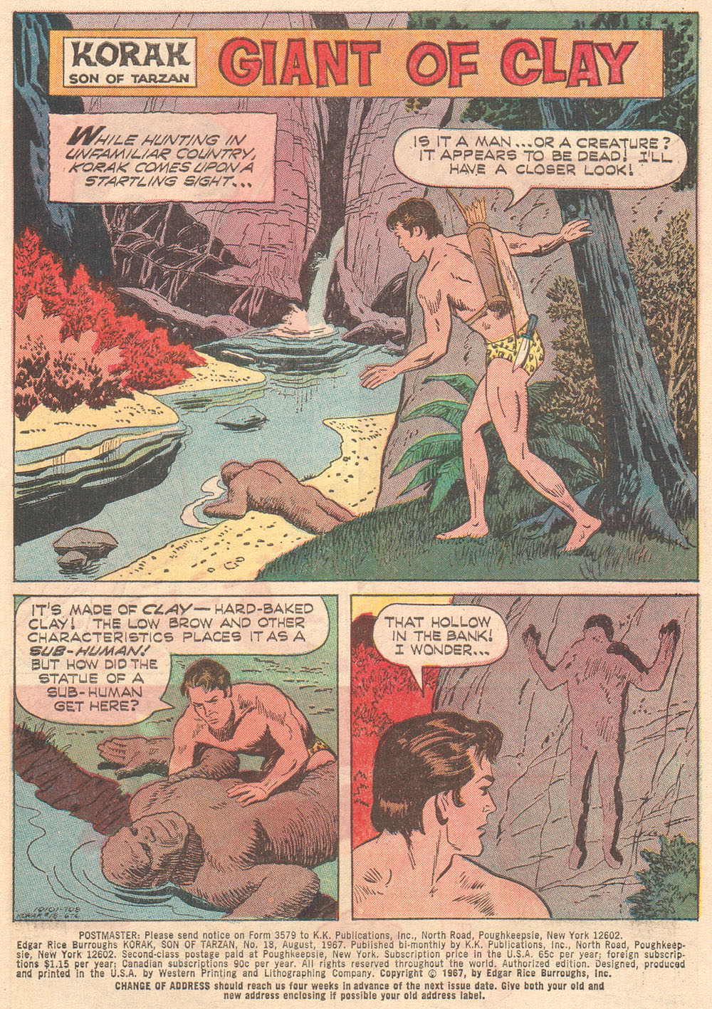Read online Korak, Son of Tarzan (1964) comic -  Issue #18 - 3