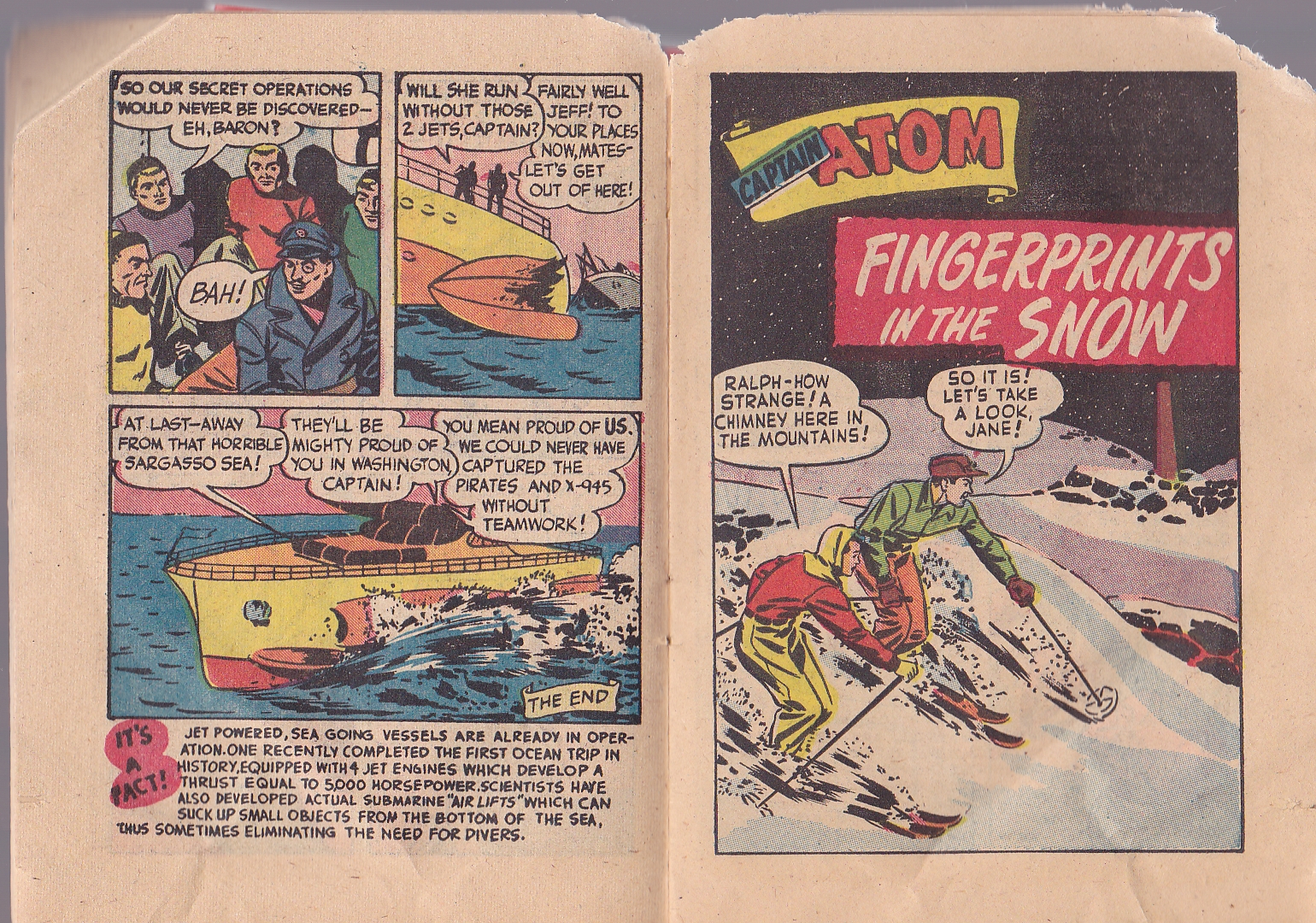 Read online Captain Atom (1950) comic -  Issue #5 - 12