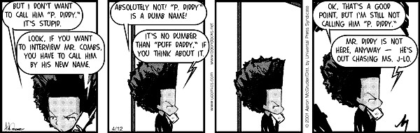 Read online The Boondocks Collection comic -  Issue # Year 2001 - 102