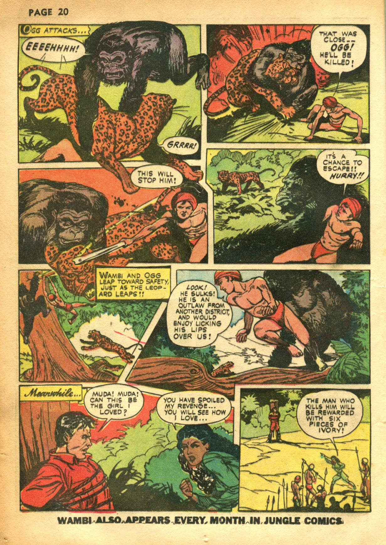 Read online Wambi Jungle Boy comic -  Issue #2 - 21