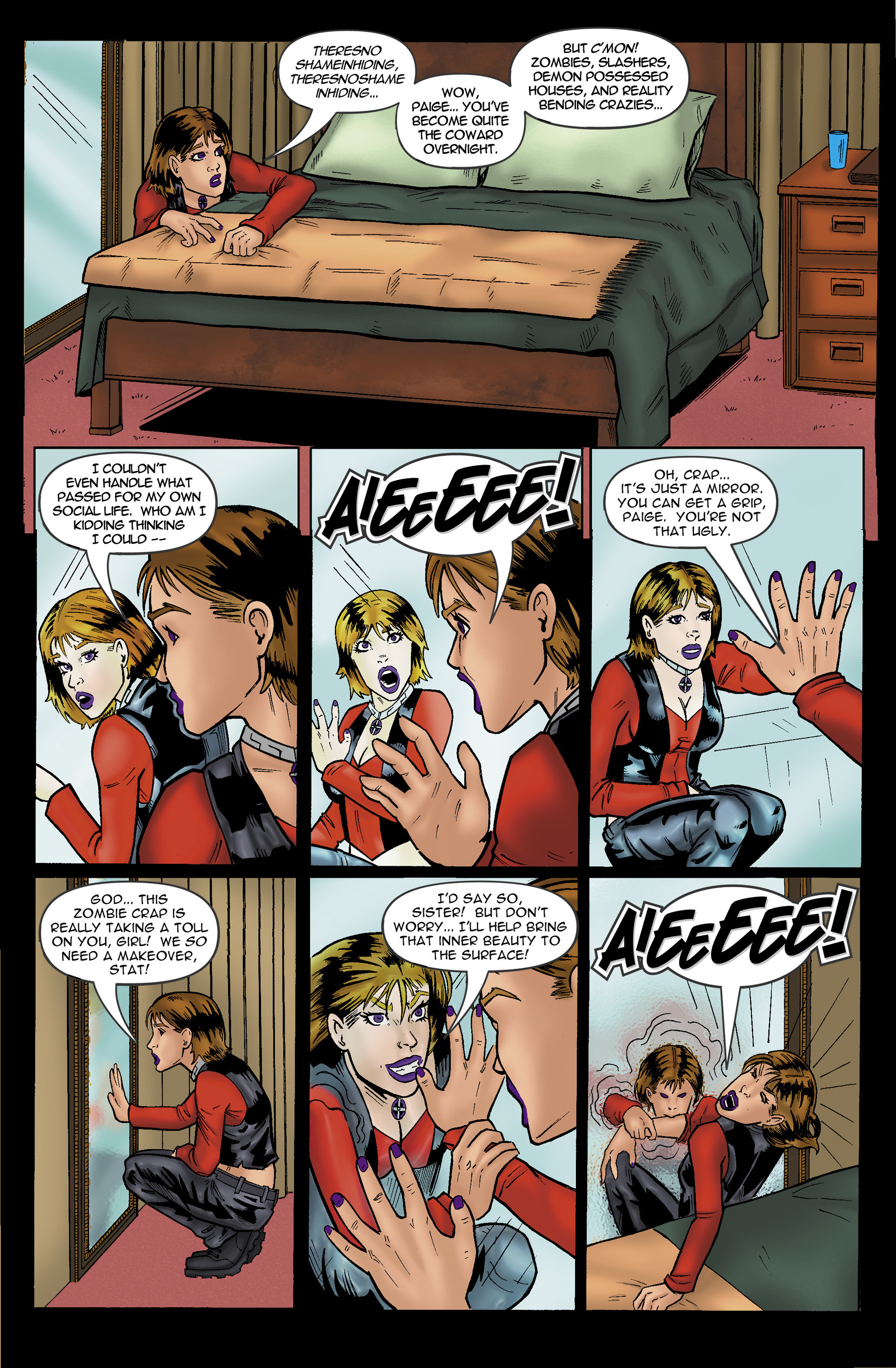 Read online Chaos Campus: Sorority Girls Vs. Zombies comic -  Issue #7 - 20