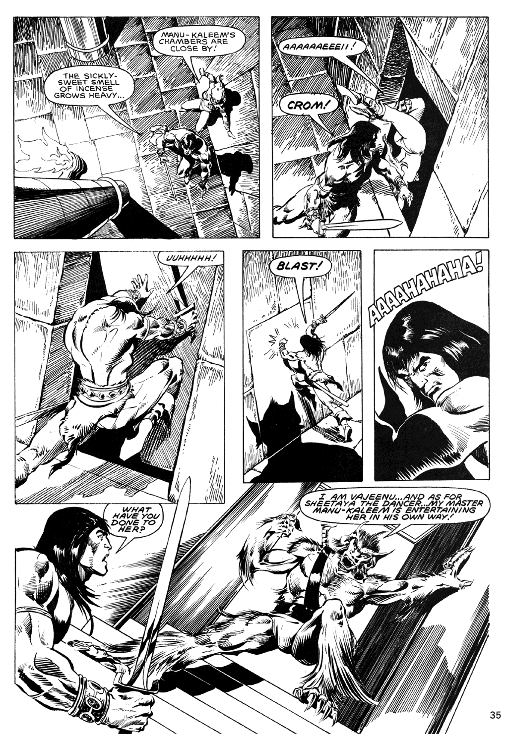 The Savage Sword Of Conan issue 120 - Page 36
