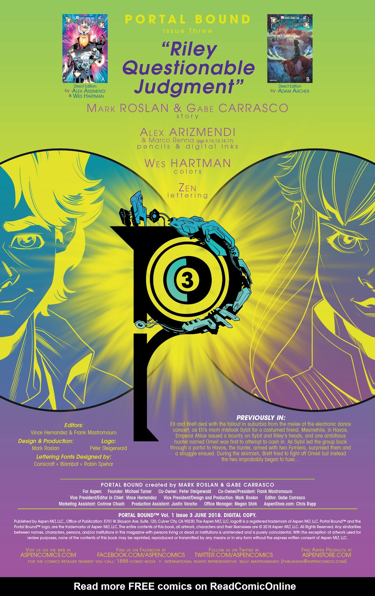 Read online Portal Bound comic -  Issue #3 - 3