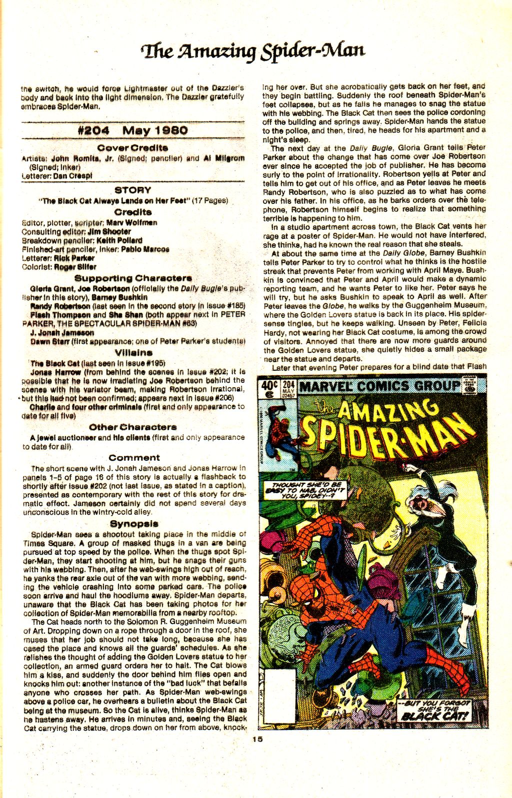 Read online The Official Marvel Index to The Amazing Spider-Man comic -  Issue #9 - 17