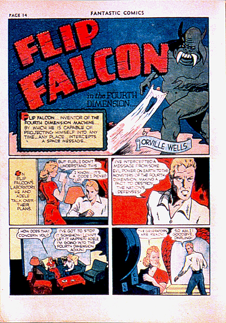 Read online Fantastic Comics comic -  Issue #13 - 17