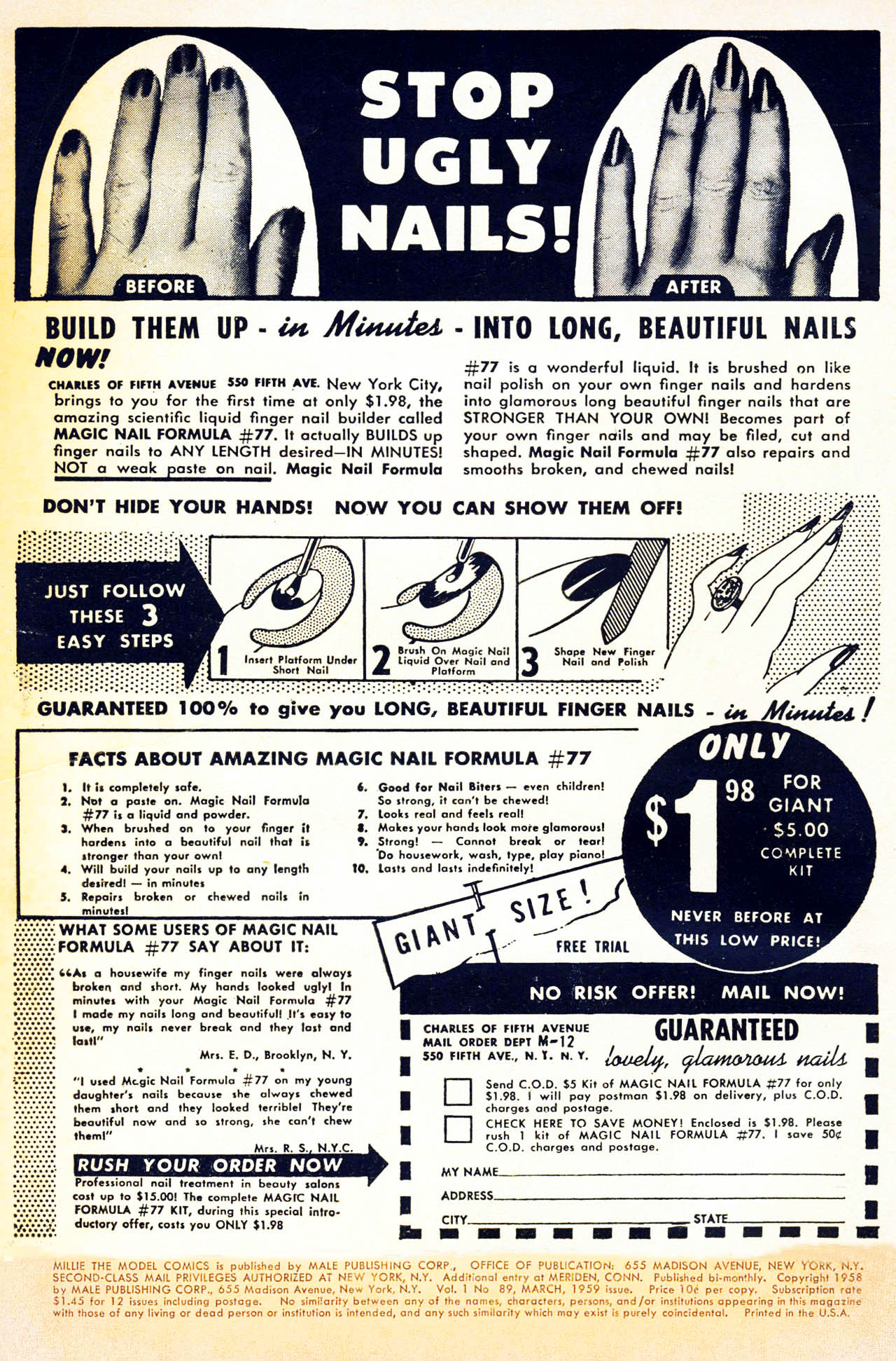 Read online Millie the Model comic -  Issue #89 - 2