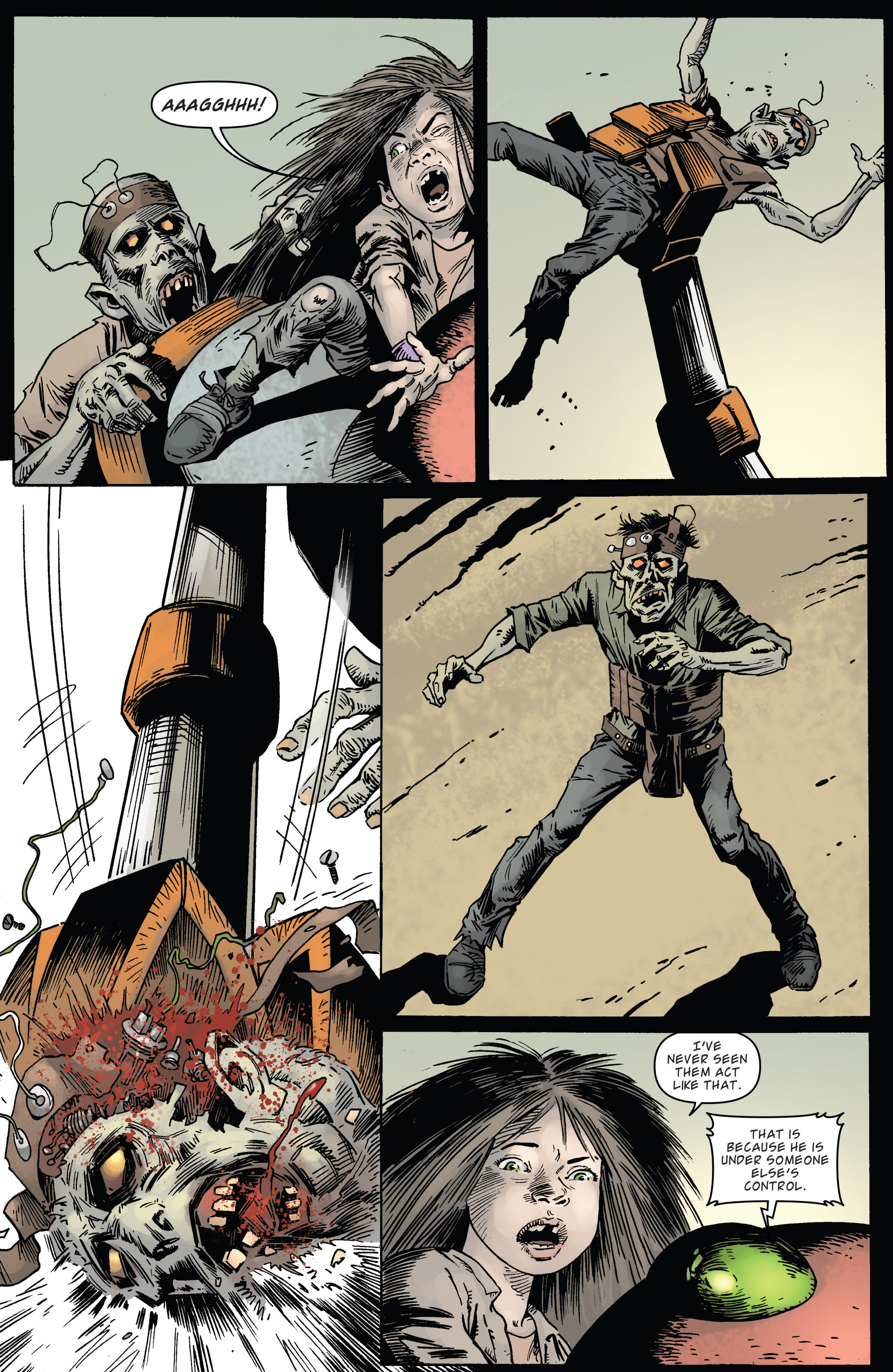 Read online Zombies vs Robots (2015) comic -  Issue #5 - 22