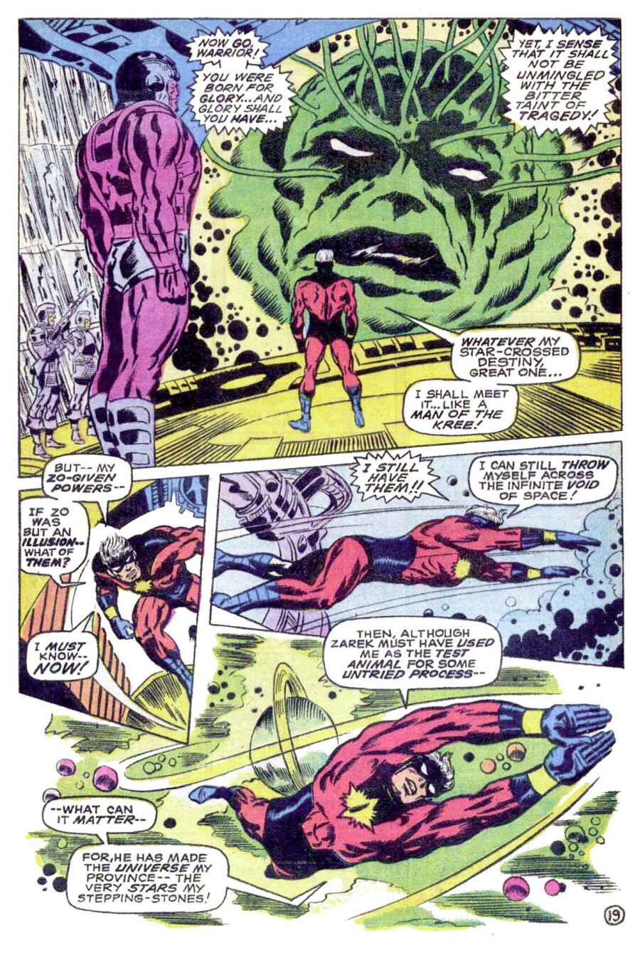 Read online Captain Marvel (1968) comic -  Issue #16 - 20