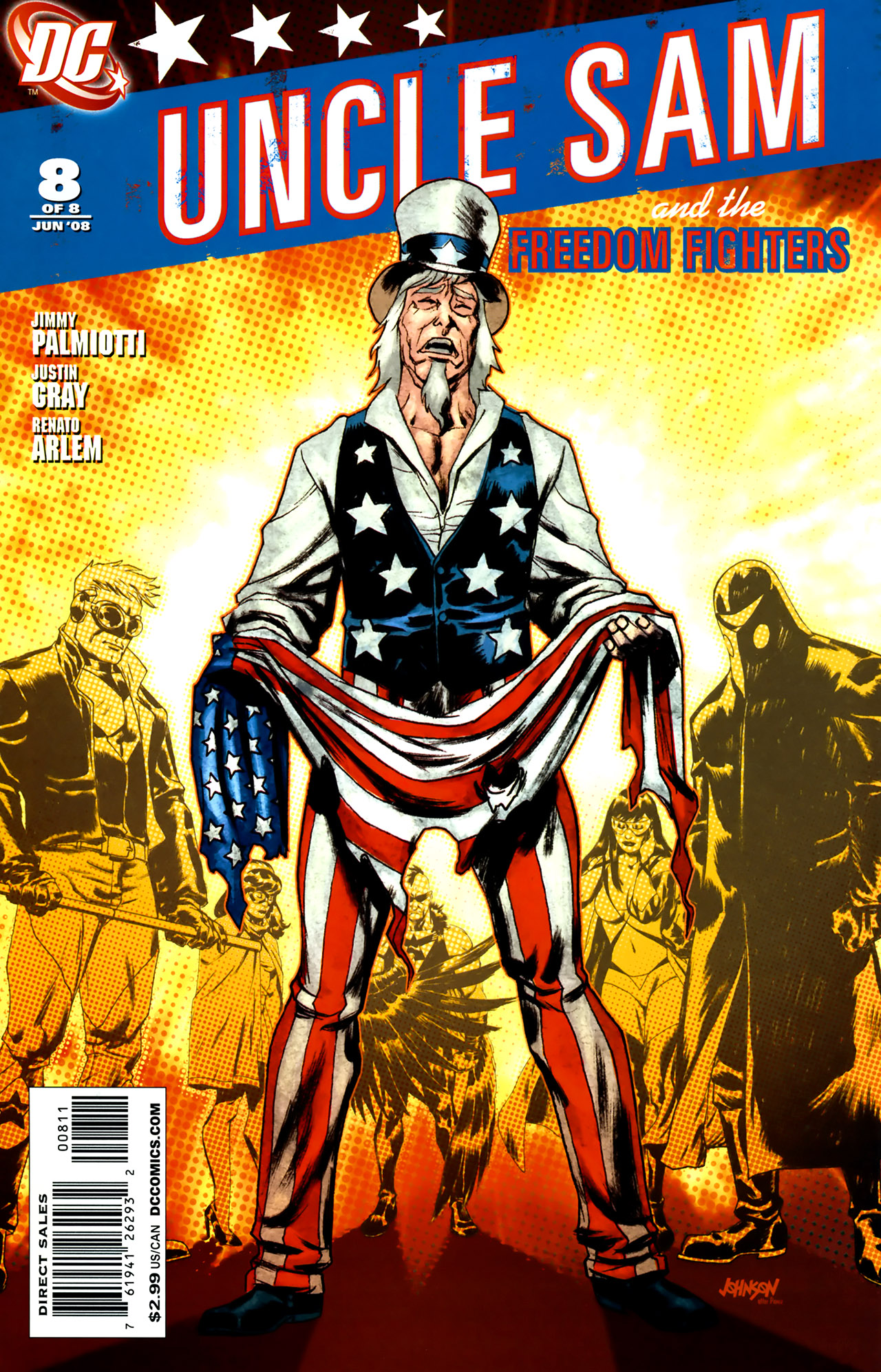 Read online Uncle Sam and the Freedom Fighters (2007) comic -  Issue #8 - 1