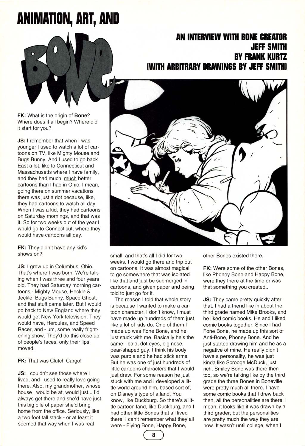 Read online Bone (1991) comic -  Issue # _Holiday Special - 8