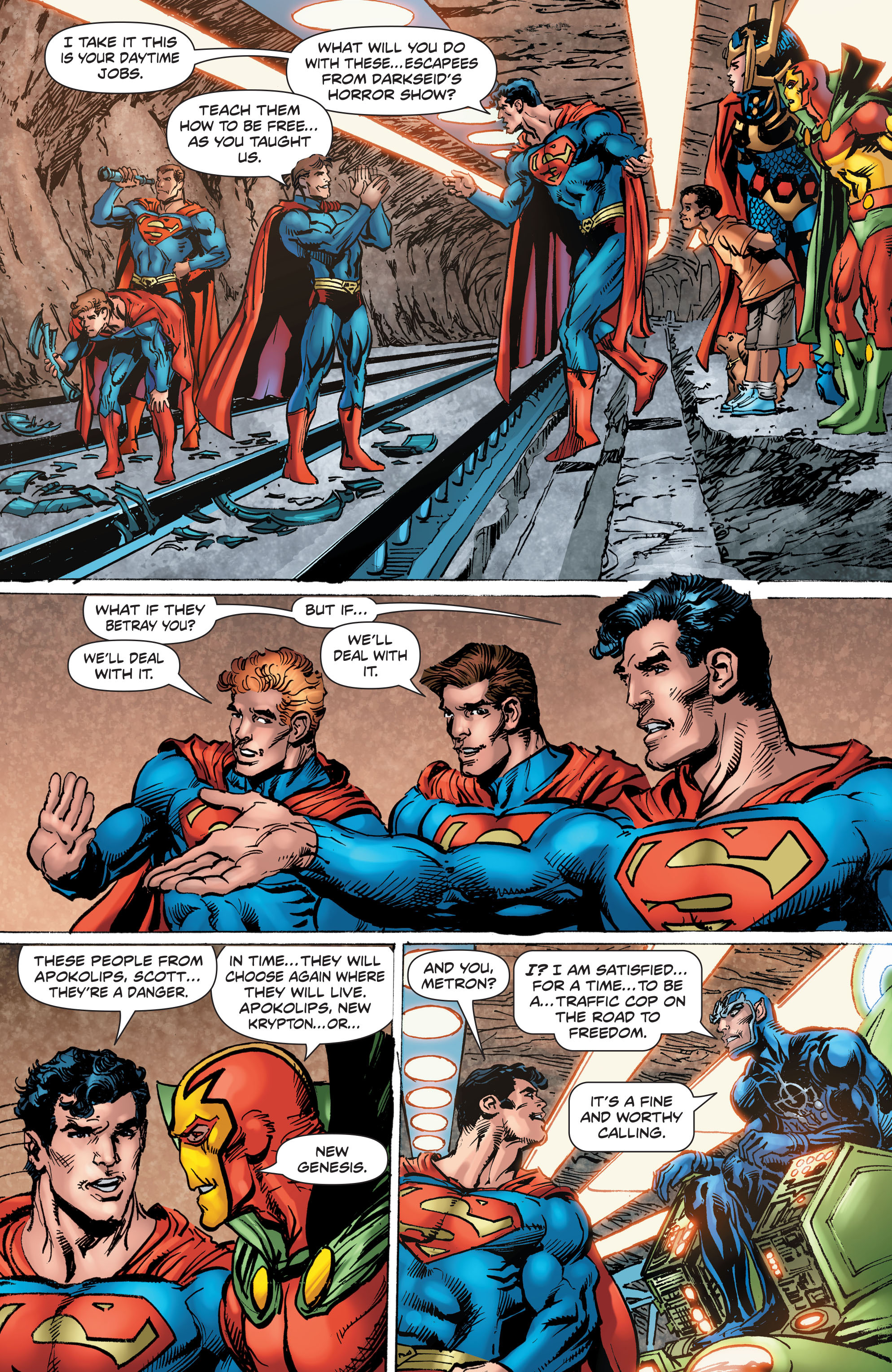 Read online Superman: The Coming of the Supermen comic -  Issue #5 - 14