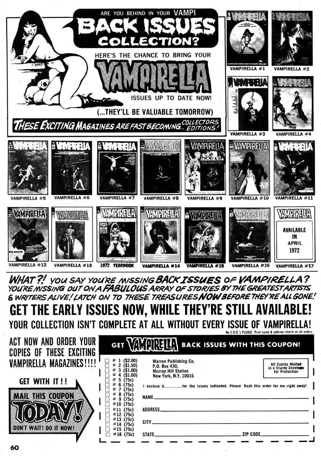 Read online Creepy (1964) comic -  Issue #45 - 60