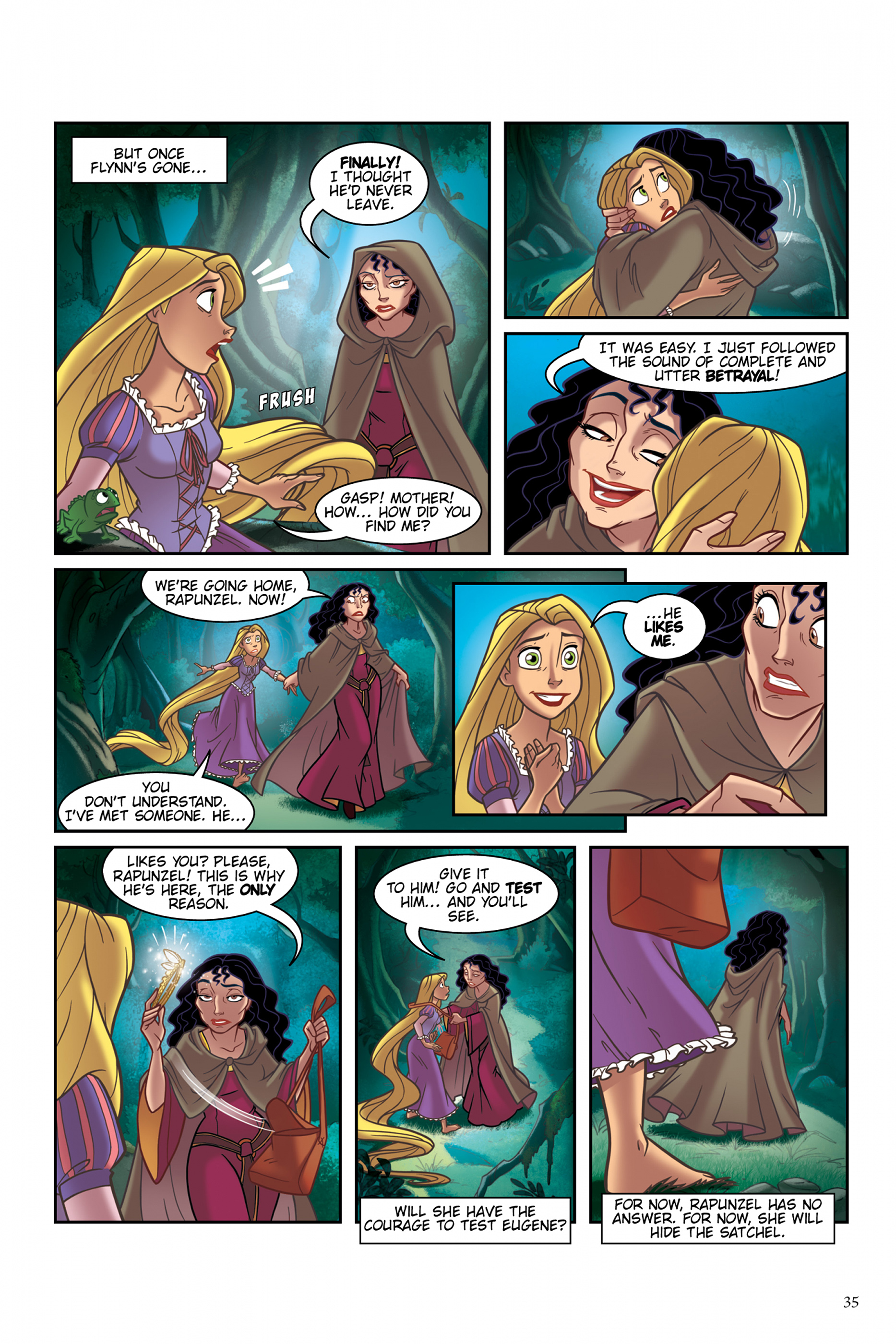 Read online Disney Tangled: The Story of the Movie in Comics comic -  Issue # Full - 37