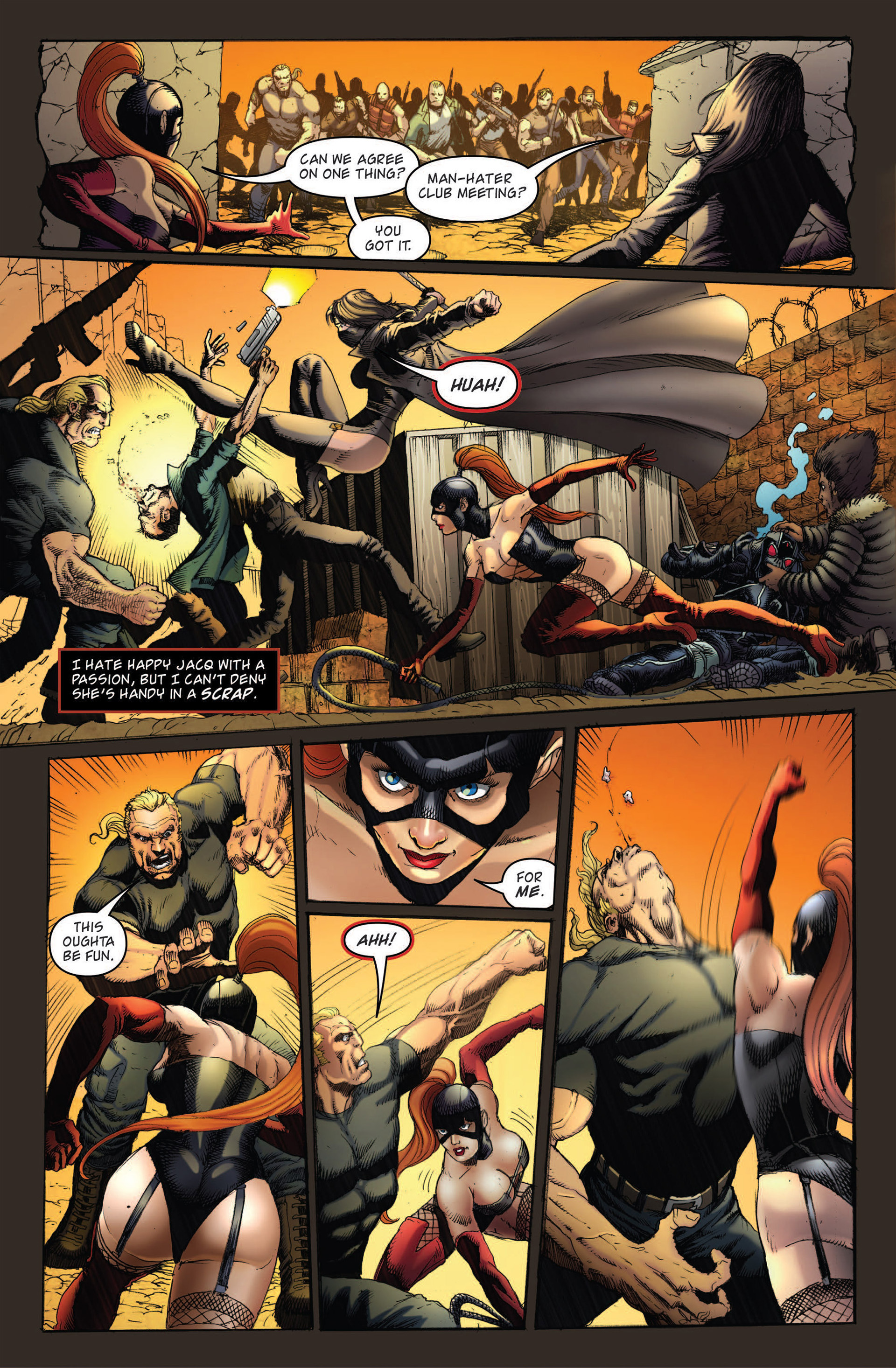 Read online Simmons Comics Presents Zipper vs Dominatrix comic -  Issue # TPB - 46