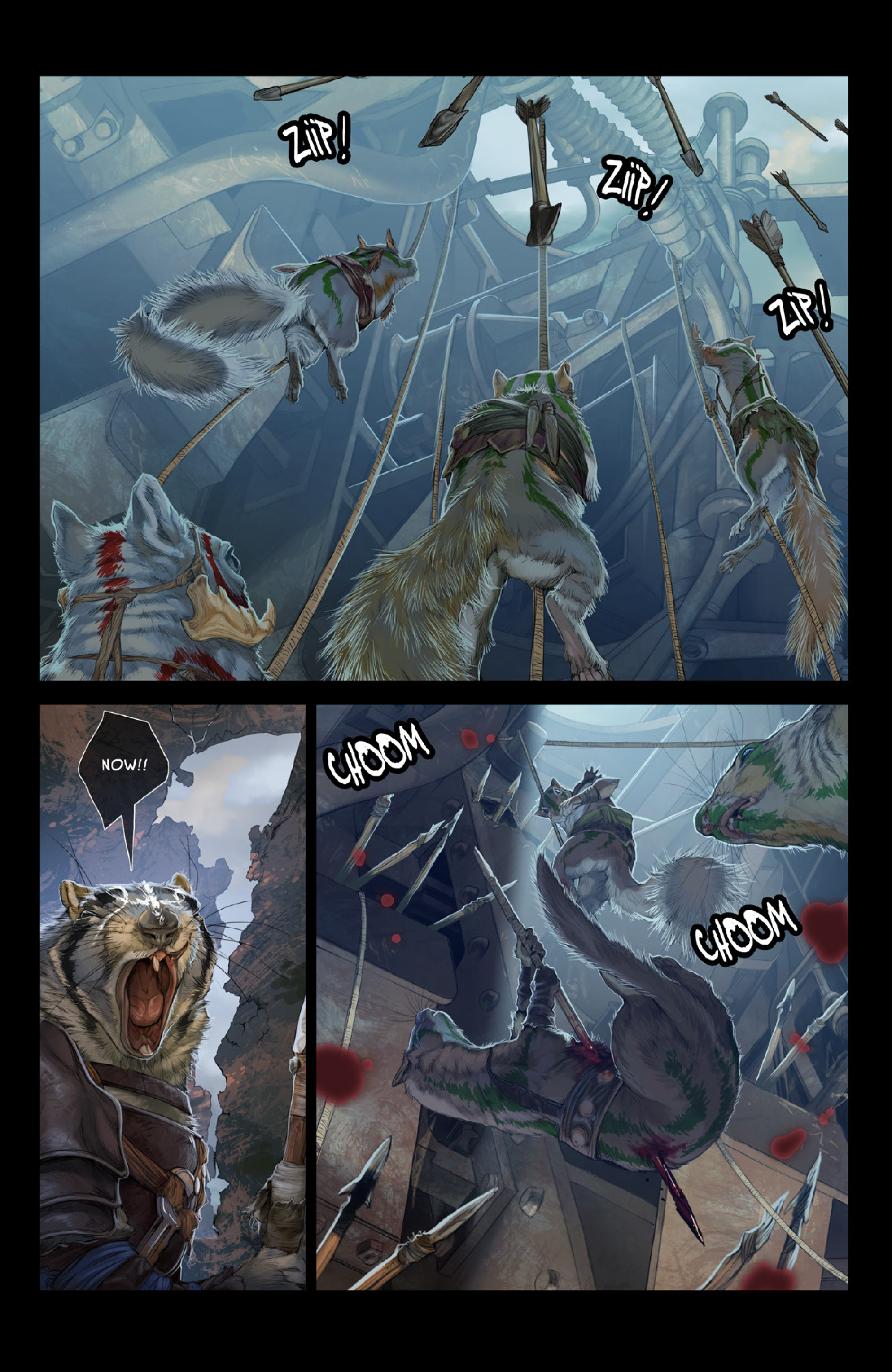 Read online Squarriors (2016) comic -  Issue #4 - 10