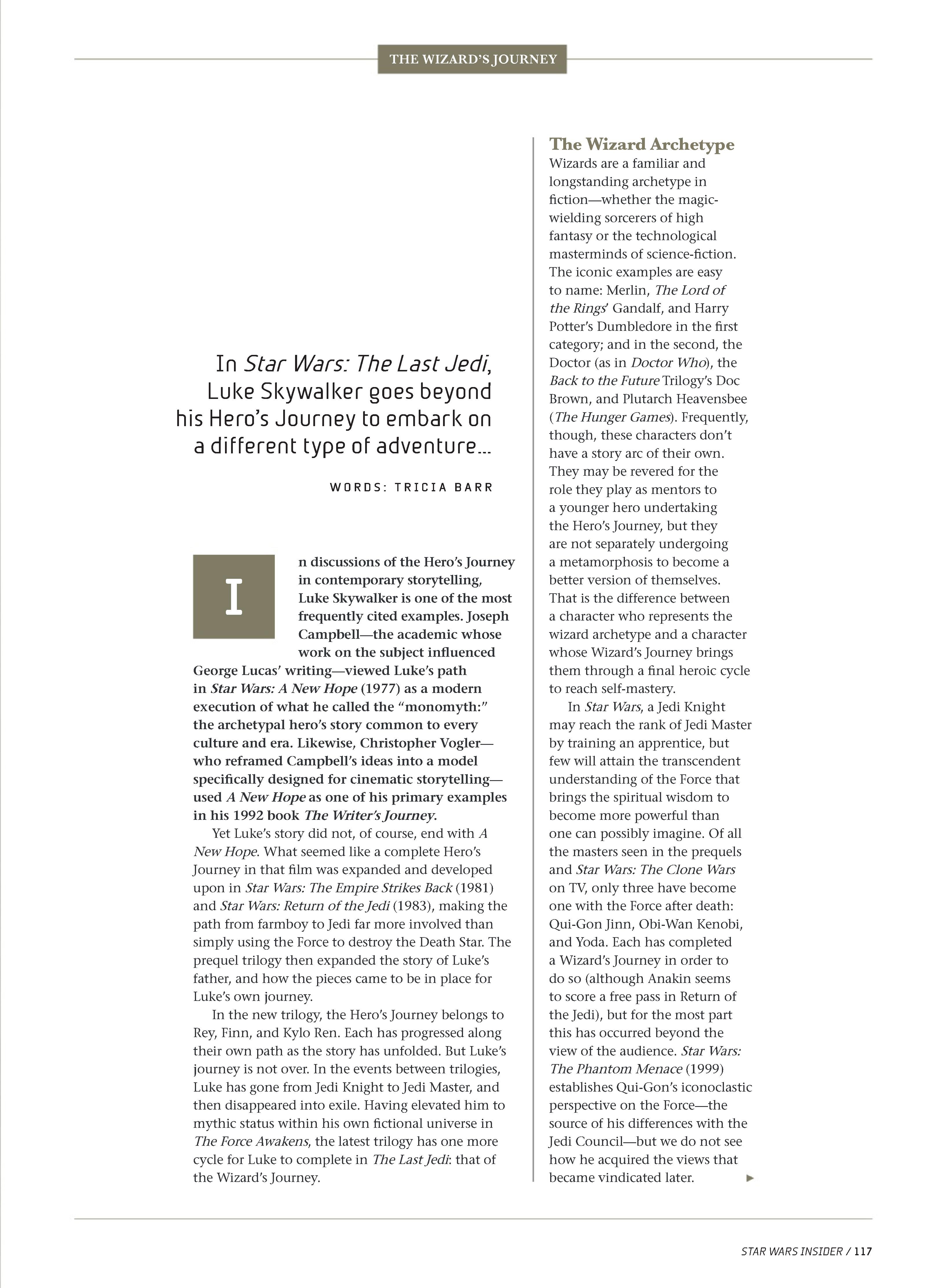 Read online Star Wars Insider 2020 Special Edition comic -  Issue # TPB - 117