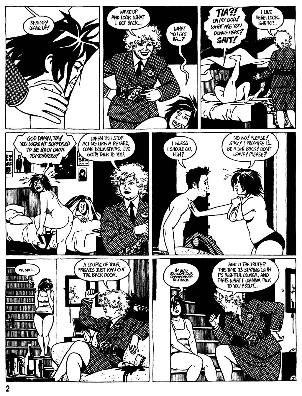 Read online Love and Rockets (1982) comic -  Issue #26 - 4