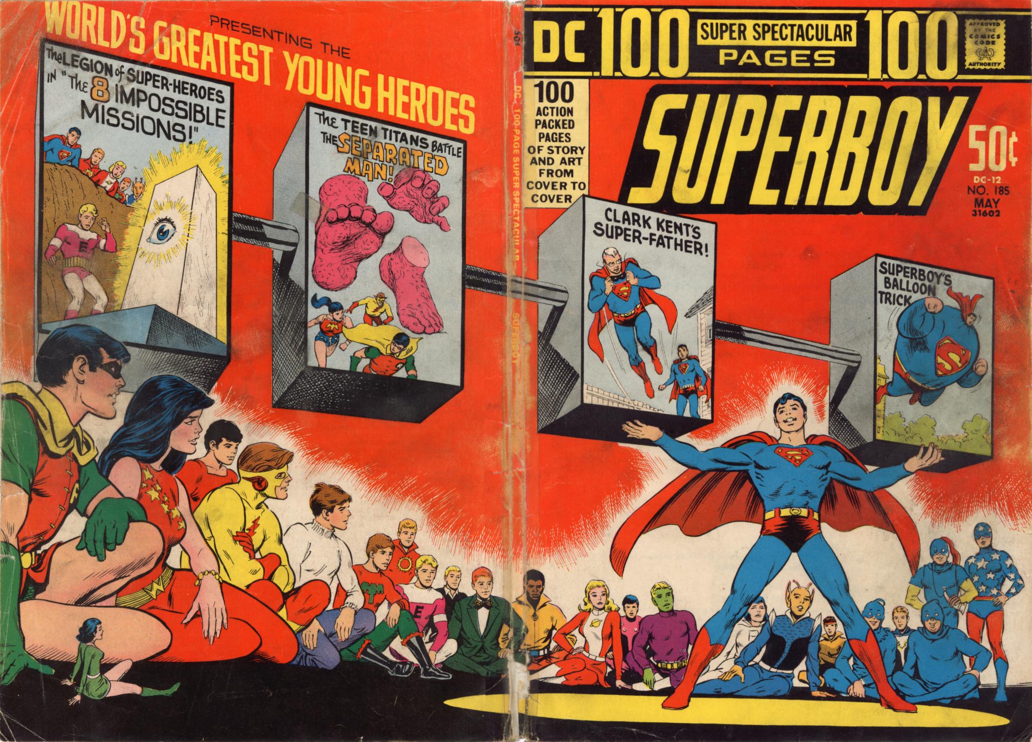 Read online Superboy (1949) comic -  Issue #185 - 2