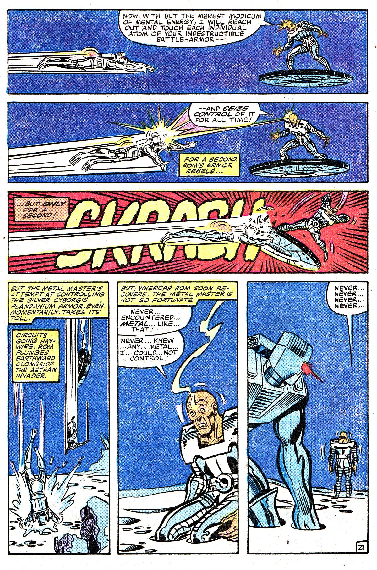 Read online ROM (1979) comic -  Issue #30 - 22