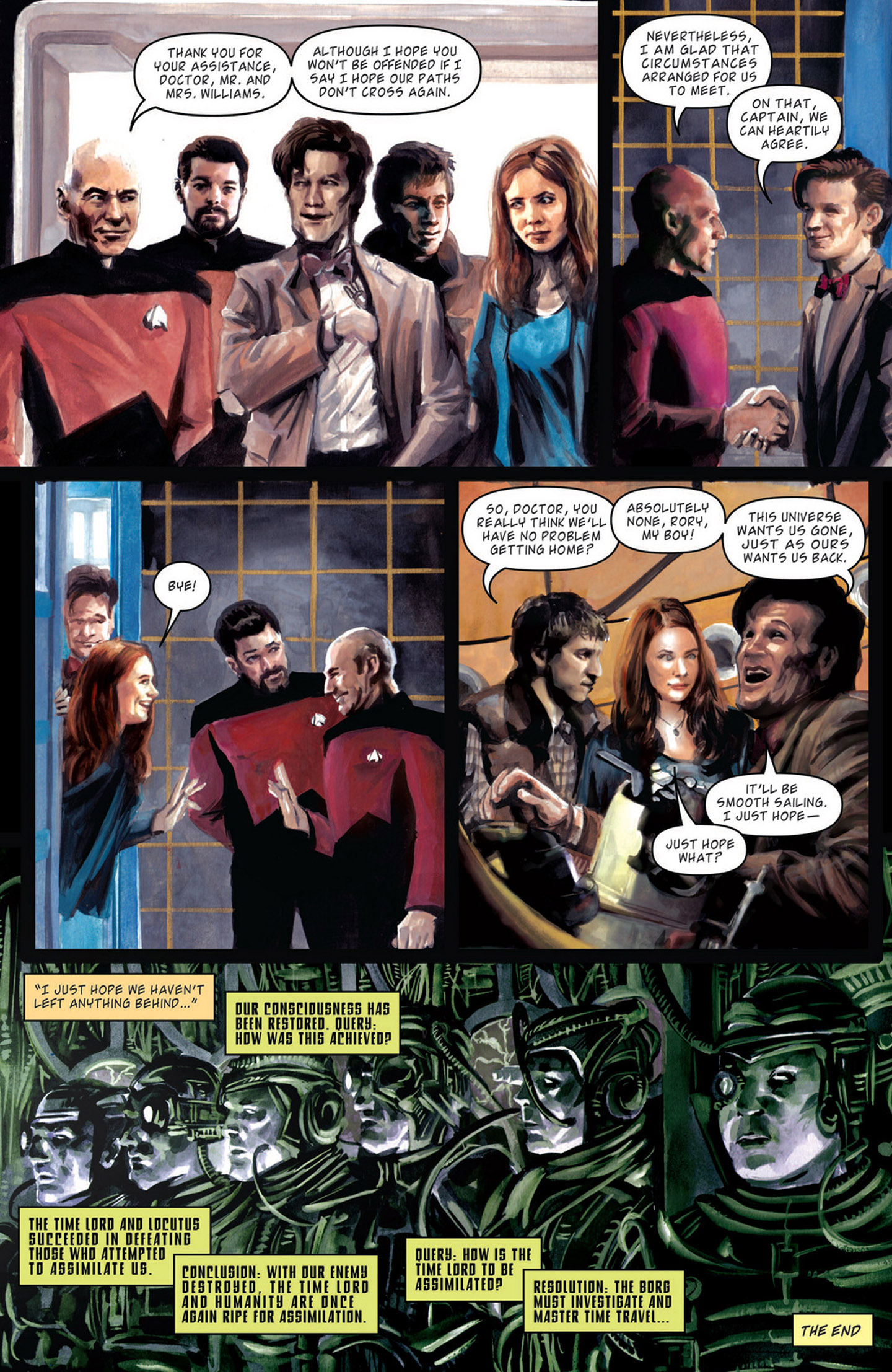 Read online Star Trek: The Next Generation/Doctor Who: Assimilation² comic -  Issue #8 - 24