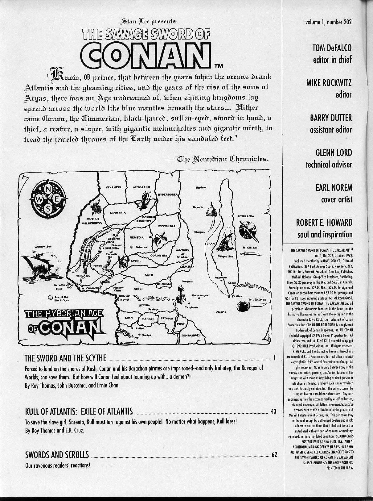 Read online The Savage Sword Of Conan comic -  Issue #202 - 2