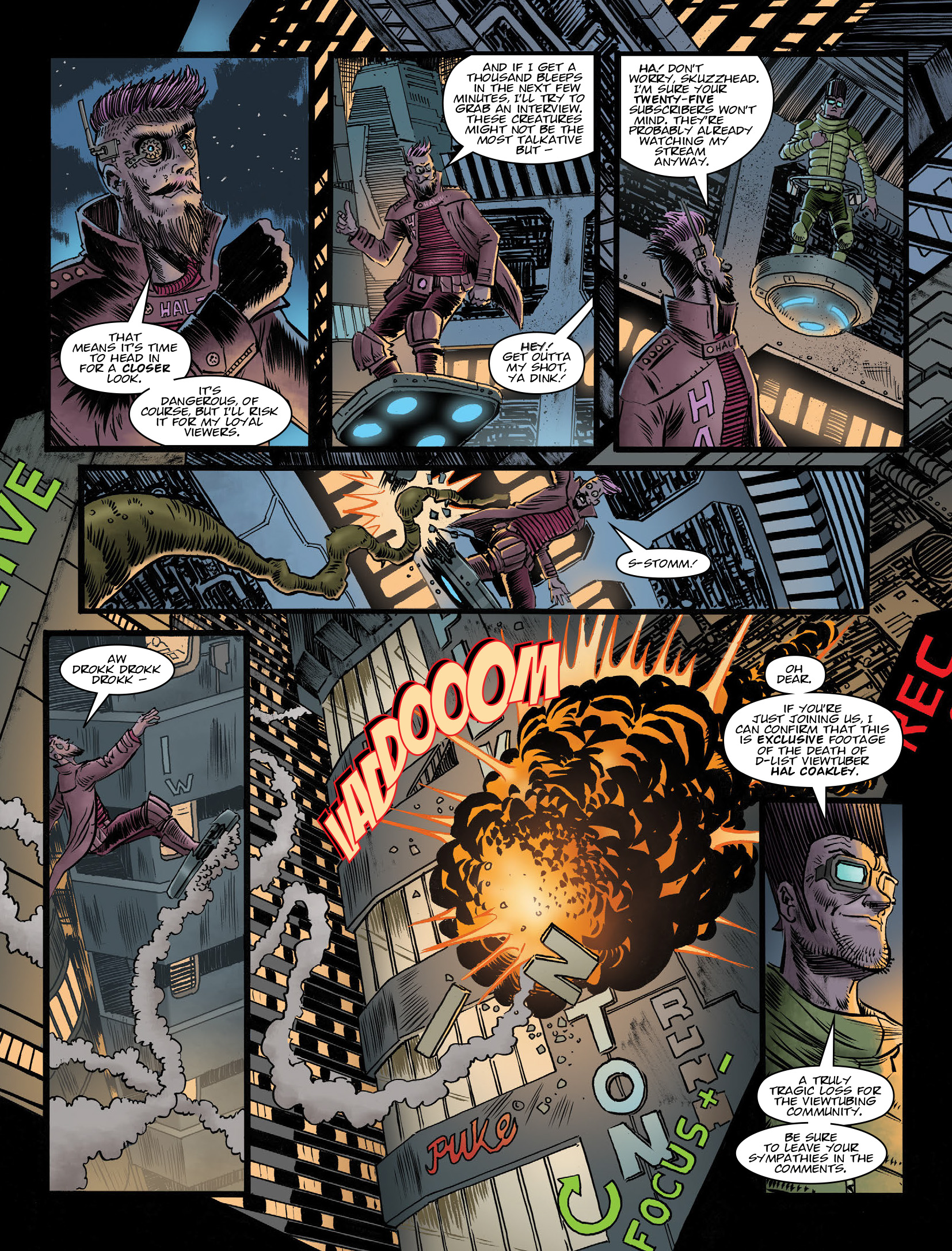 Read online Judge Dredd Megazine (Vol. 5) comic -  Issue #405 - 9