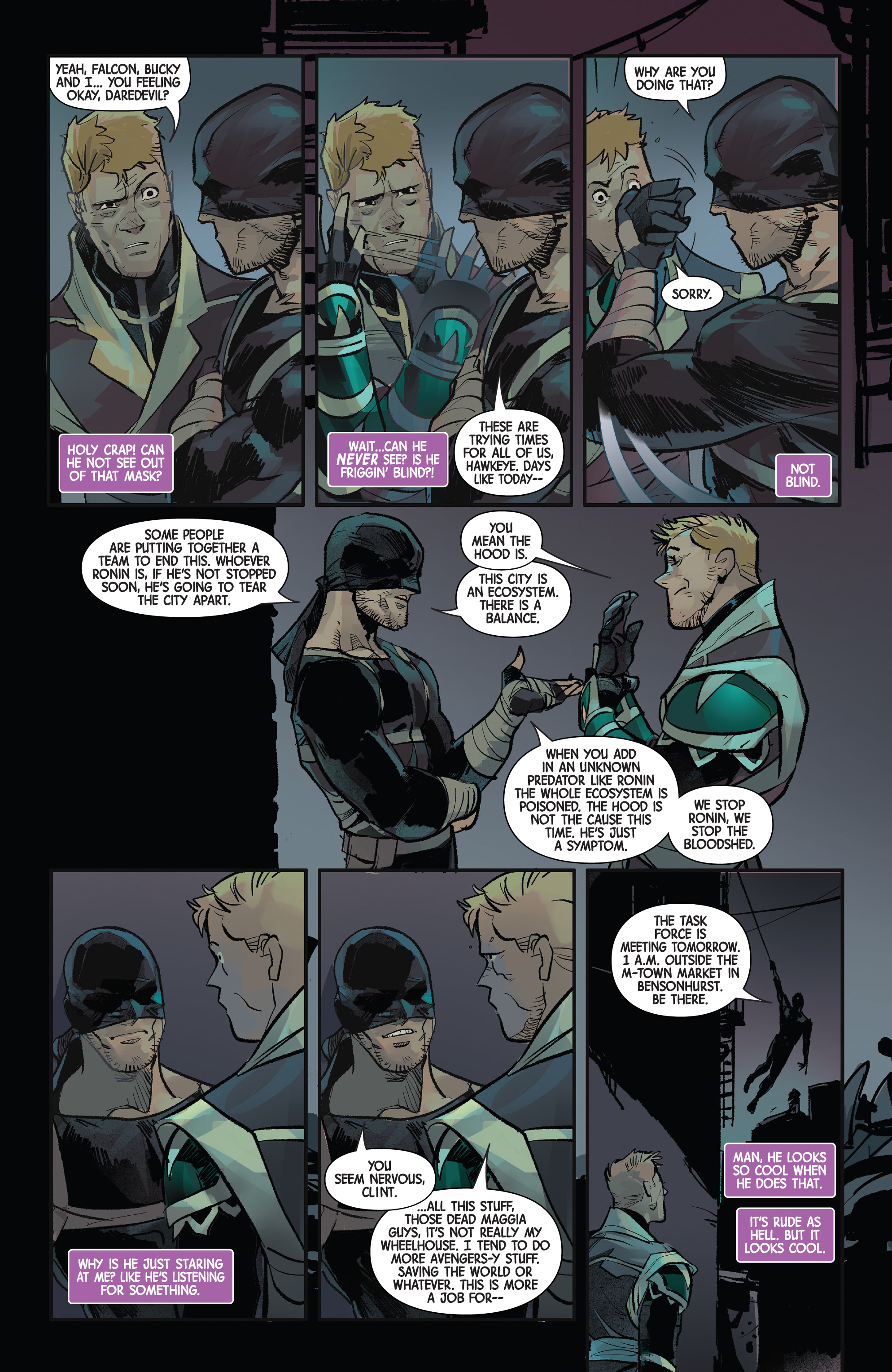 Read online Hawkeye: Freefall comic -  Issue #4 - 4