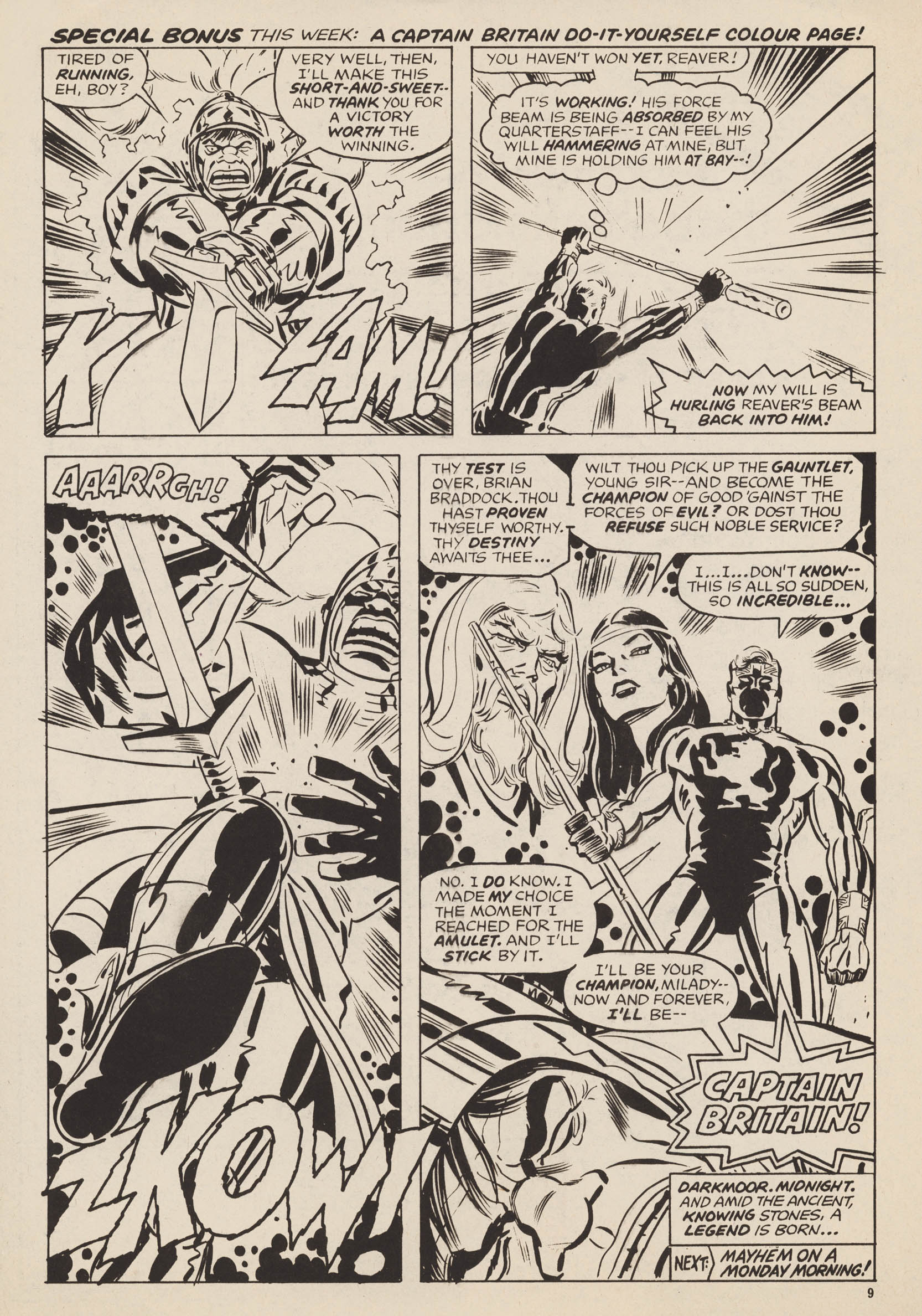 Read online Captain Britain (1976) comic -  Issue #2 - 9