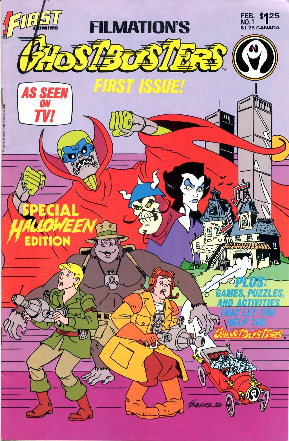 Read online Ghostbusters (1987) comic -  Issue #1 - 1