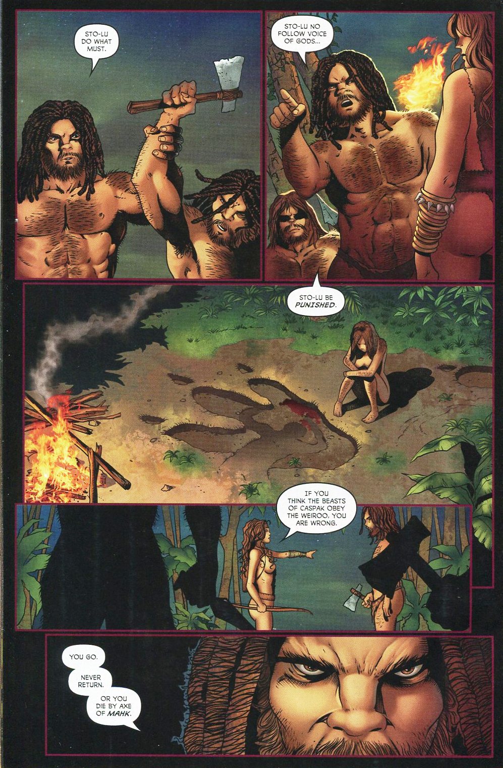 Read online Edgar Rice Burroughs: The Land That Time Forgot: See-Ta the Savage comic -  Issue #1 - 18