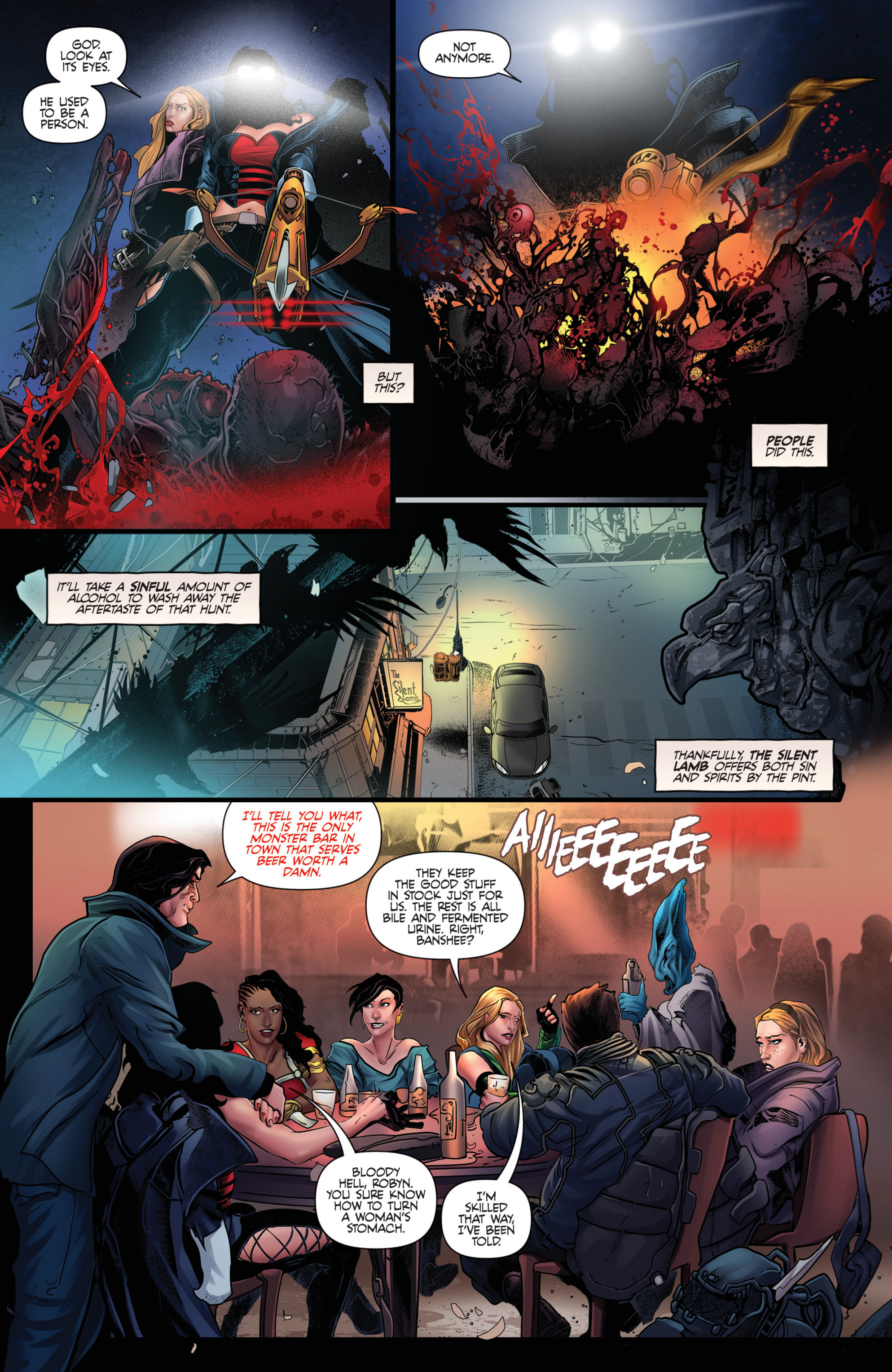 Read online Van Helsing vs Frankenstein comic -  Issue #1 - 6