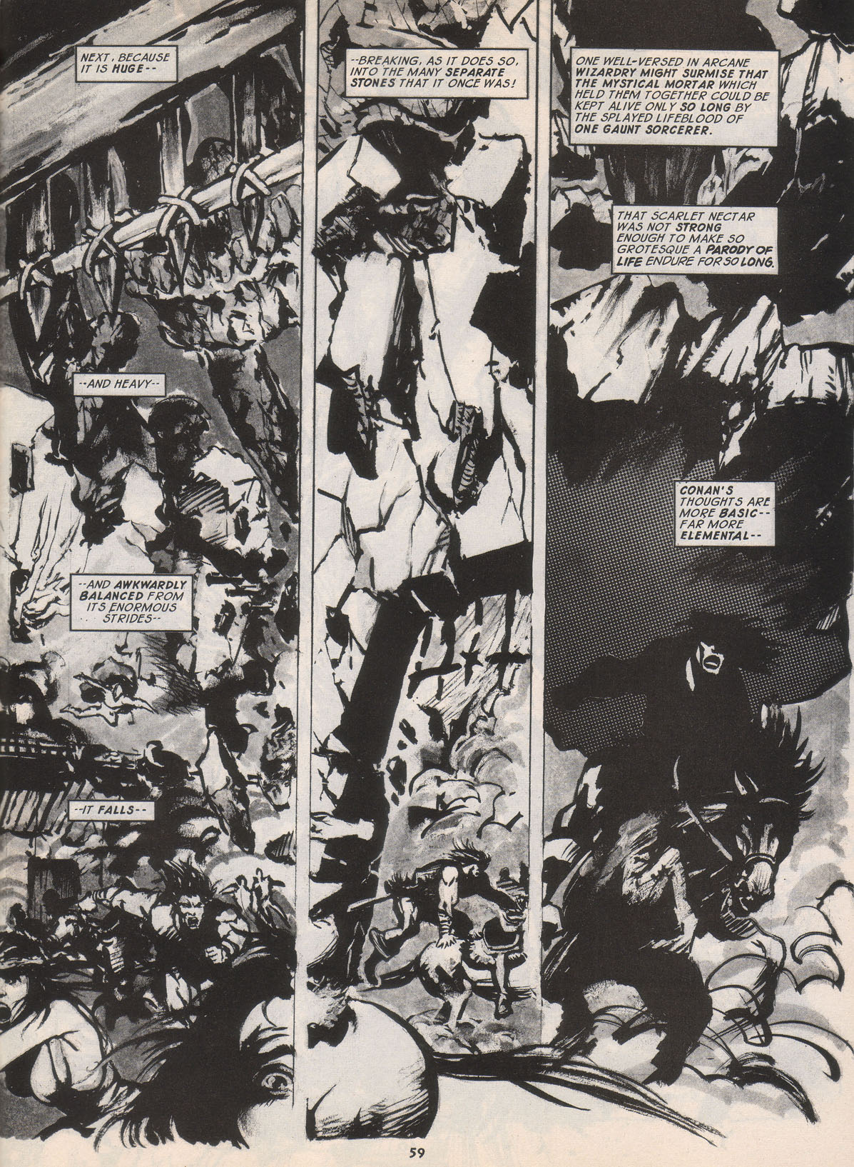 Read online The Savage Sword Of Conan comic -  Issue #222 - 59