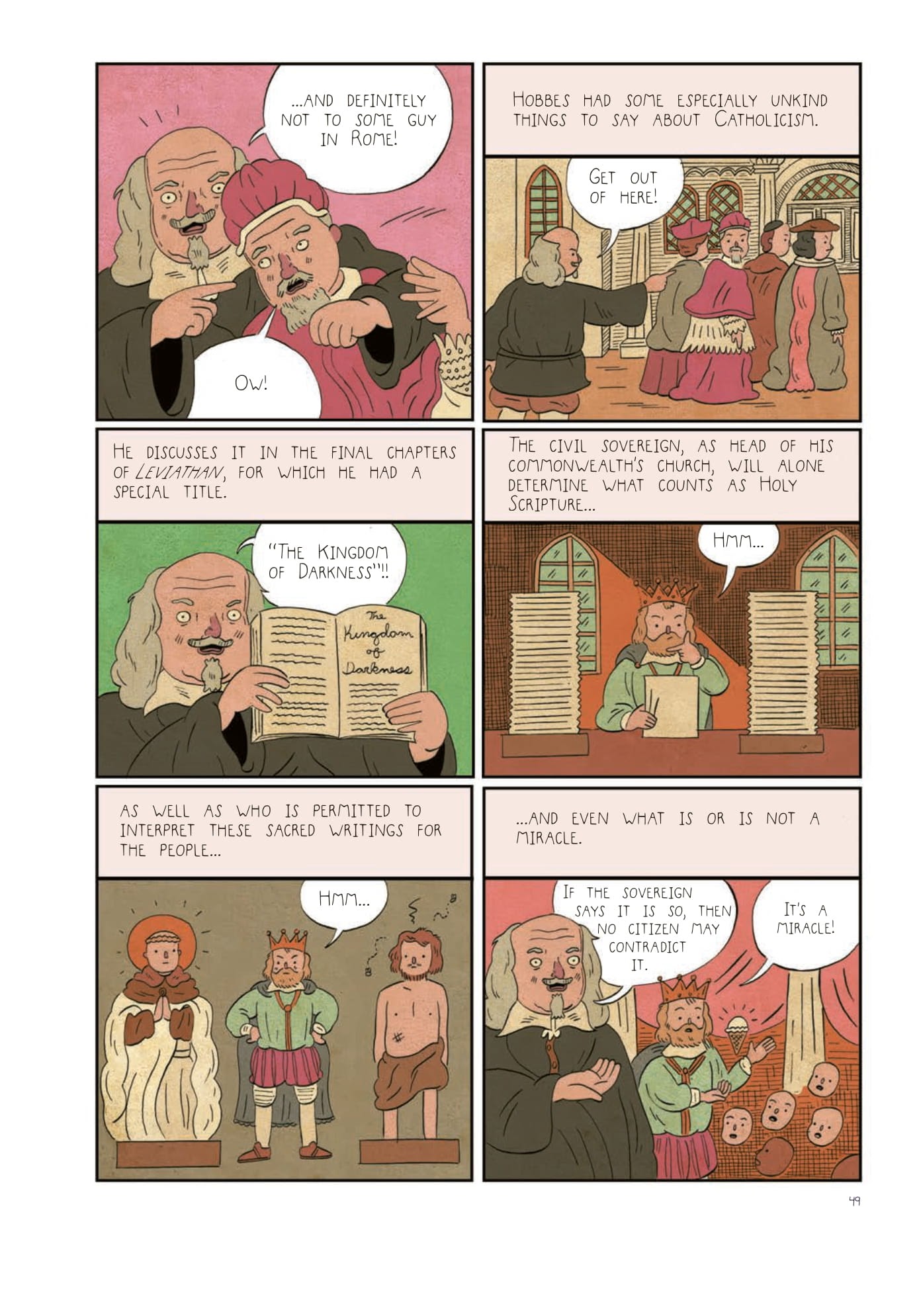 Read online Heretics!: The Wondrous (and Dangerous) Beginnings of Modern Philosophy comic -  Issue # TPB (Part 1) - 50