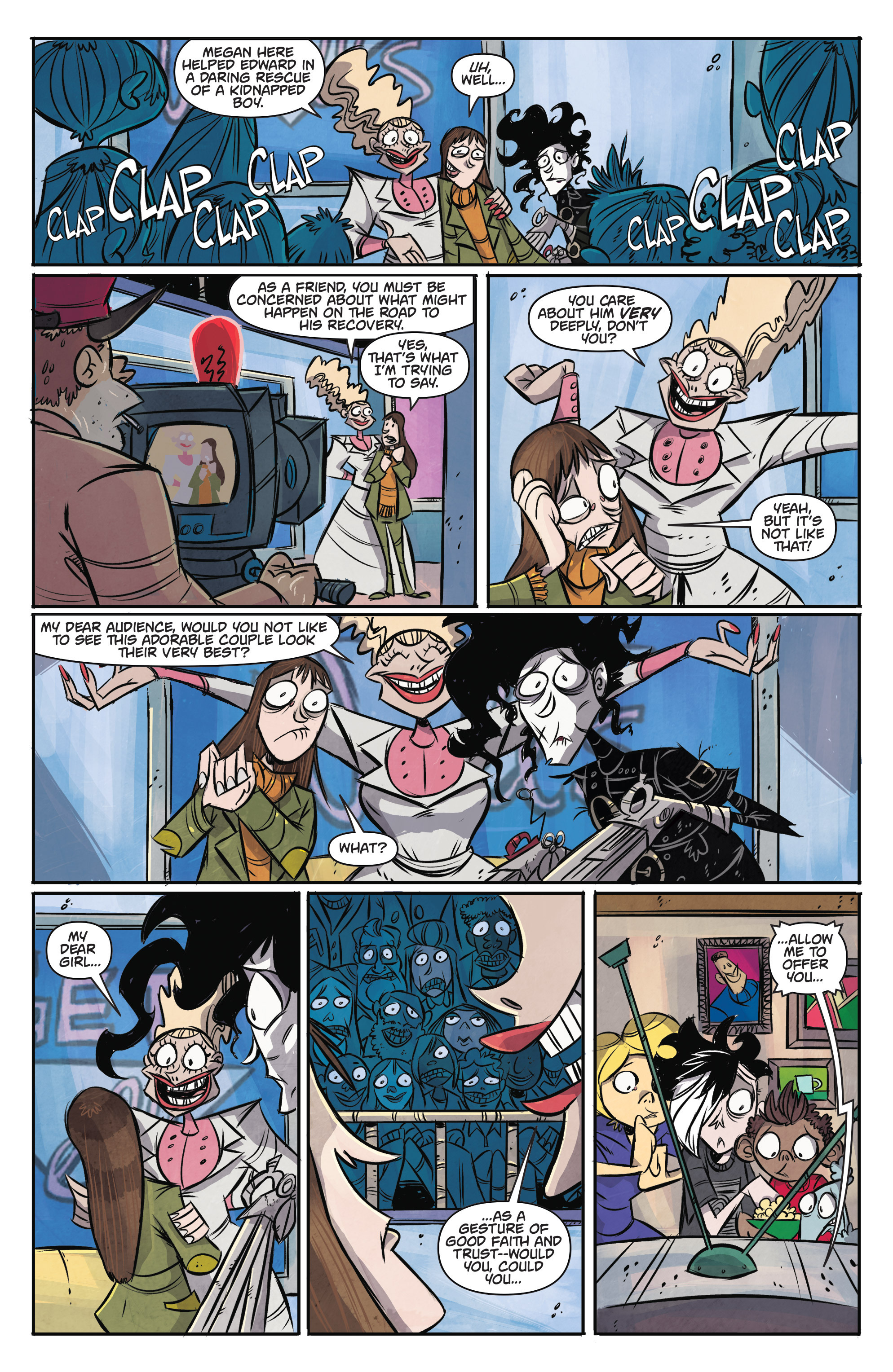 Read online Edward Scissorhands comic -  Issue #9 - 10