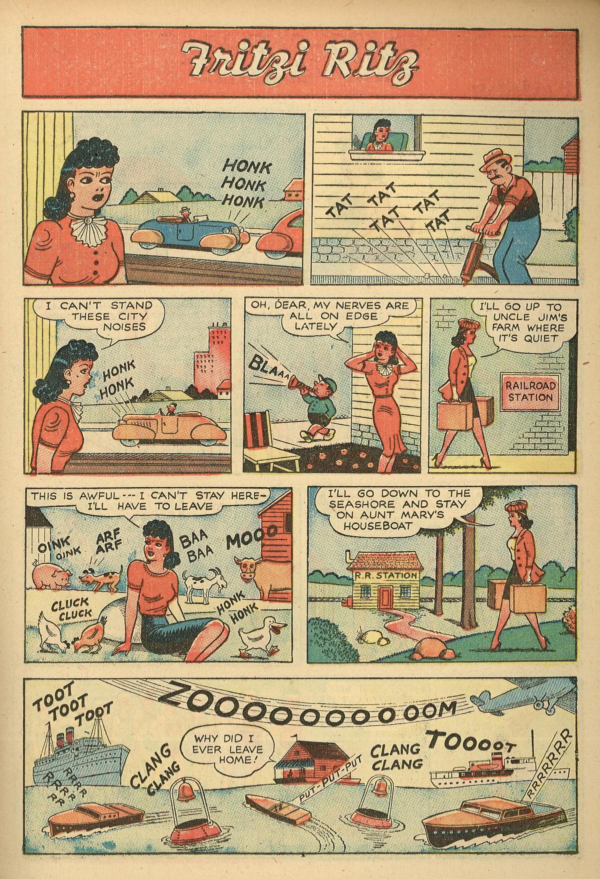 Read online Fritzi Ritz (1948) comic -  Issue #3 - 17