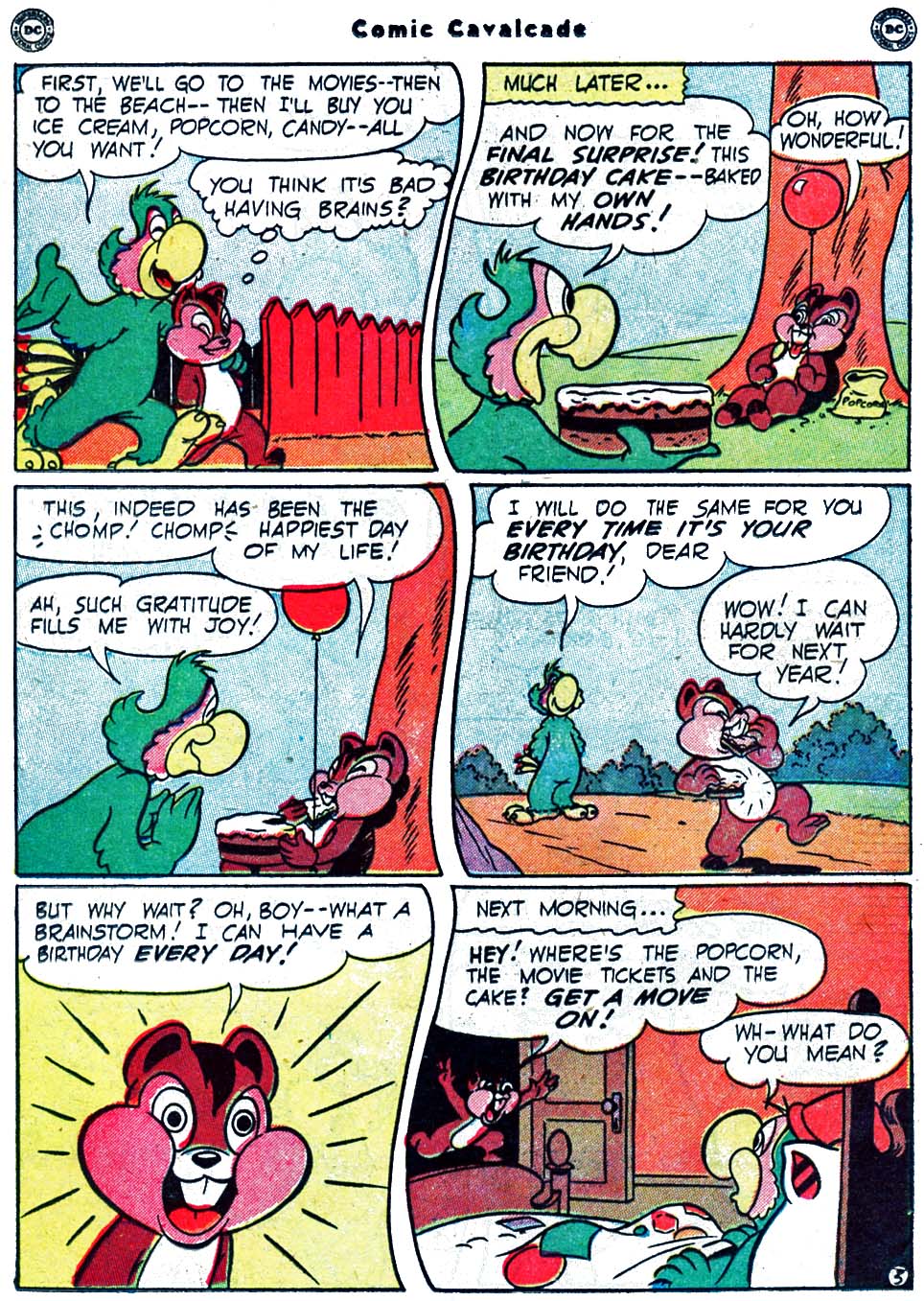 Read online Comic Cavalcade comic -  Issue #40 - 26