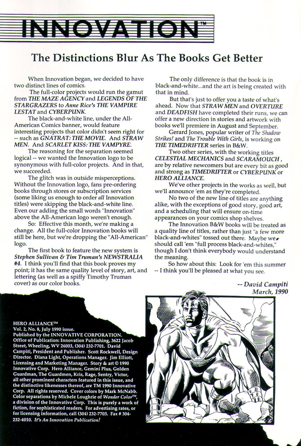 Read online Hero Alliance (1989) comic -  Issue #8 - 2