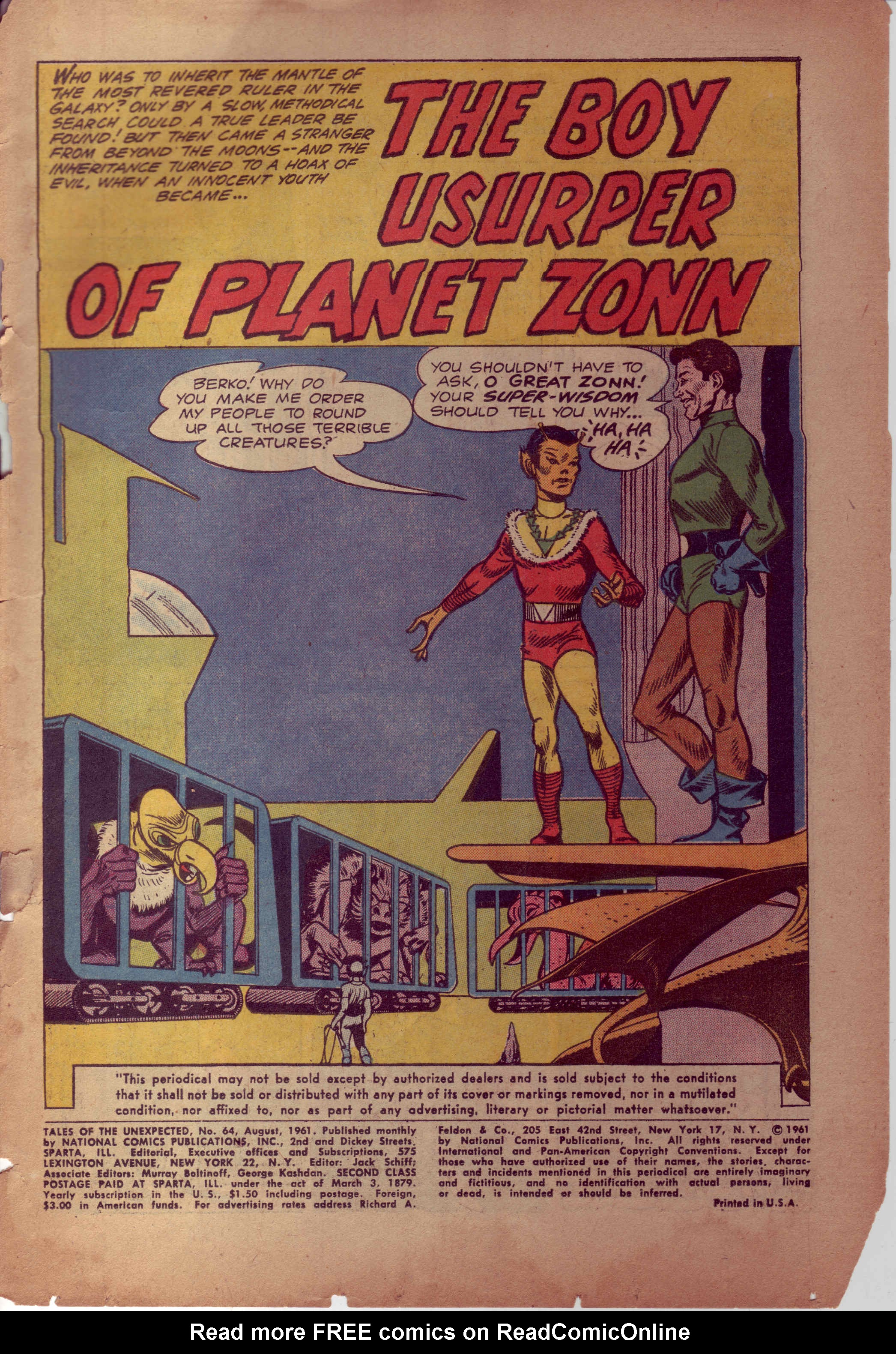 Read online Tales of the Unexpected comic -  Issue #64 - 3