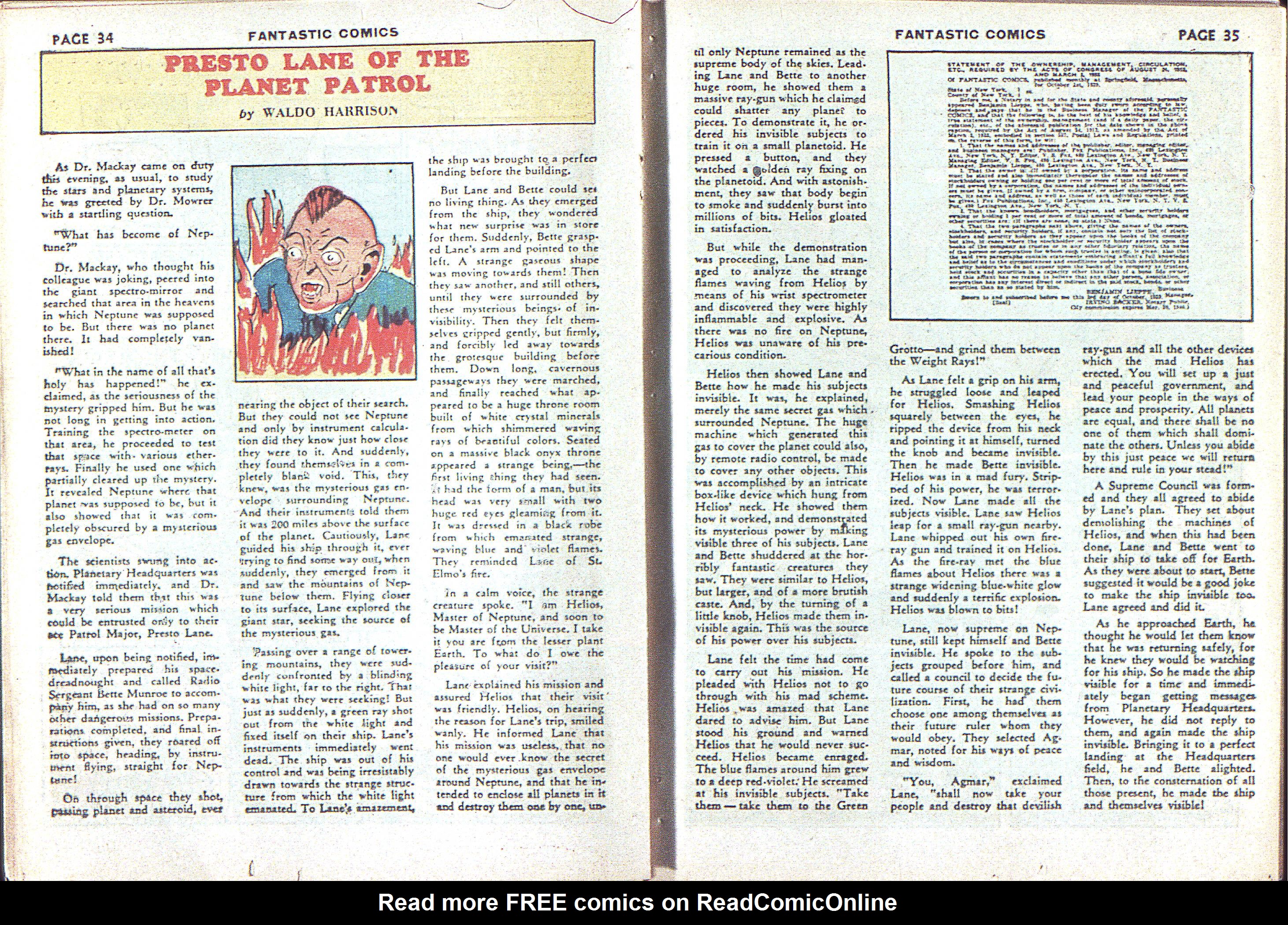 Read online Fantastic Comics comic -  Issue #3 - 37