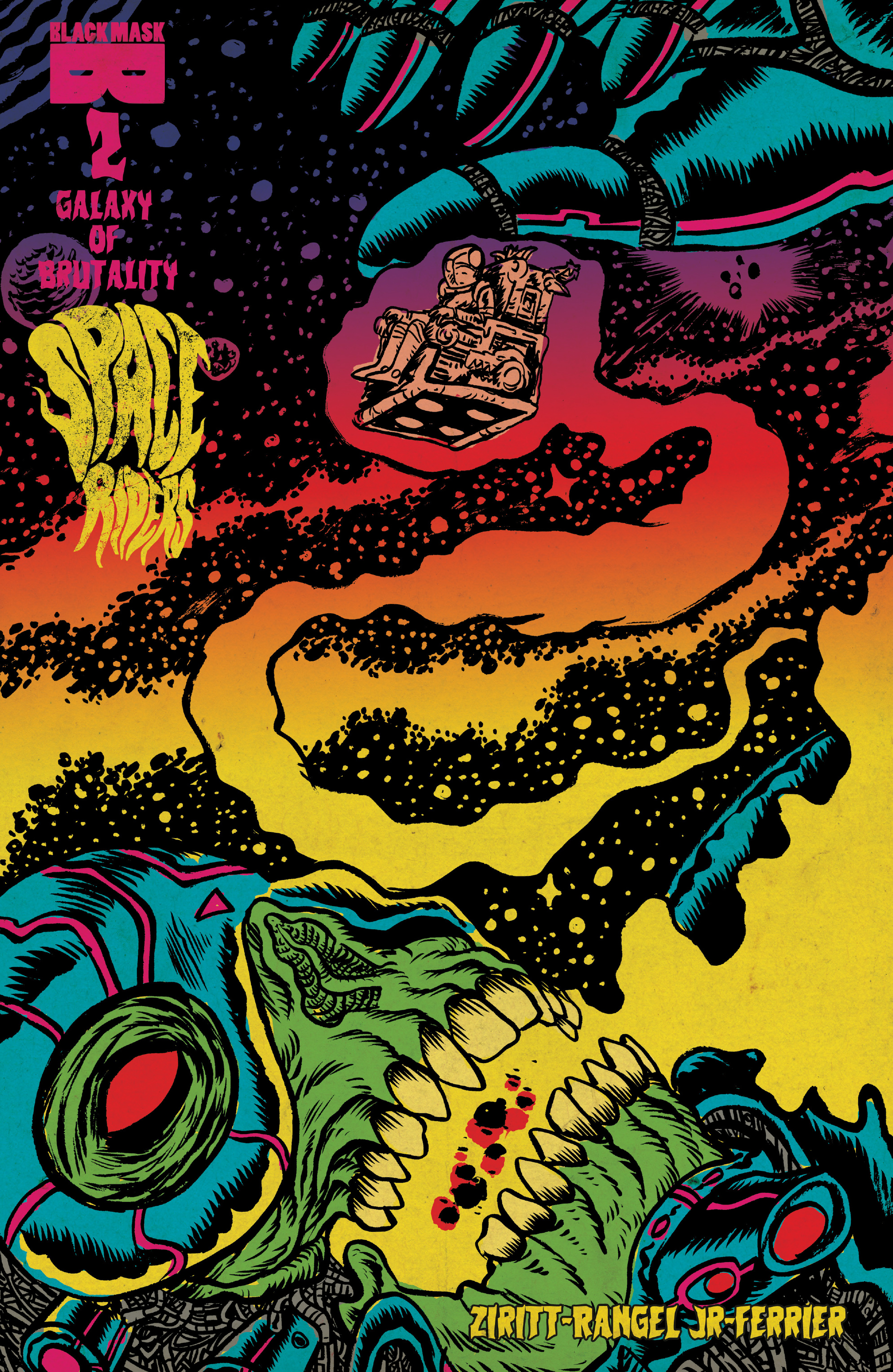 Read online Space Riders: Galaxy of Brutality comic -  Issue #2 - 1