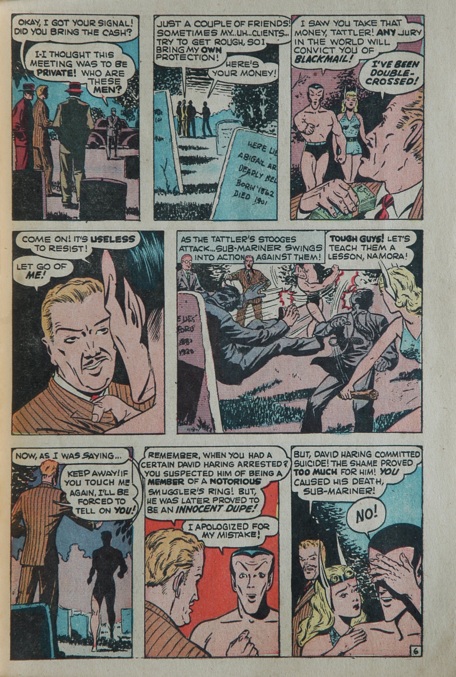 Read online Blonde Phantom Comics comic -  Issue #18 - 25