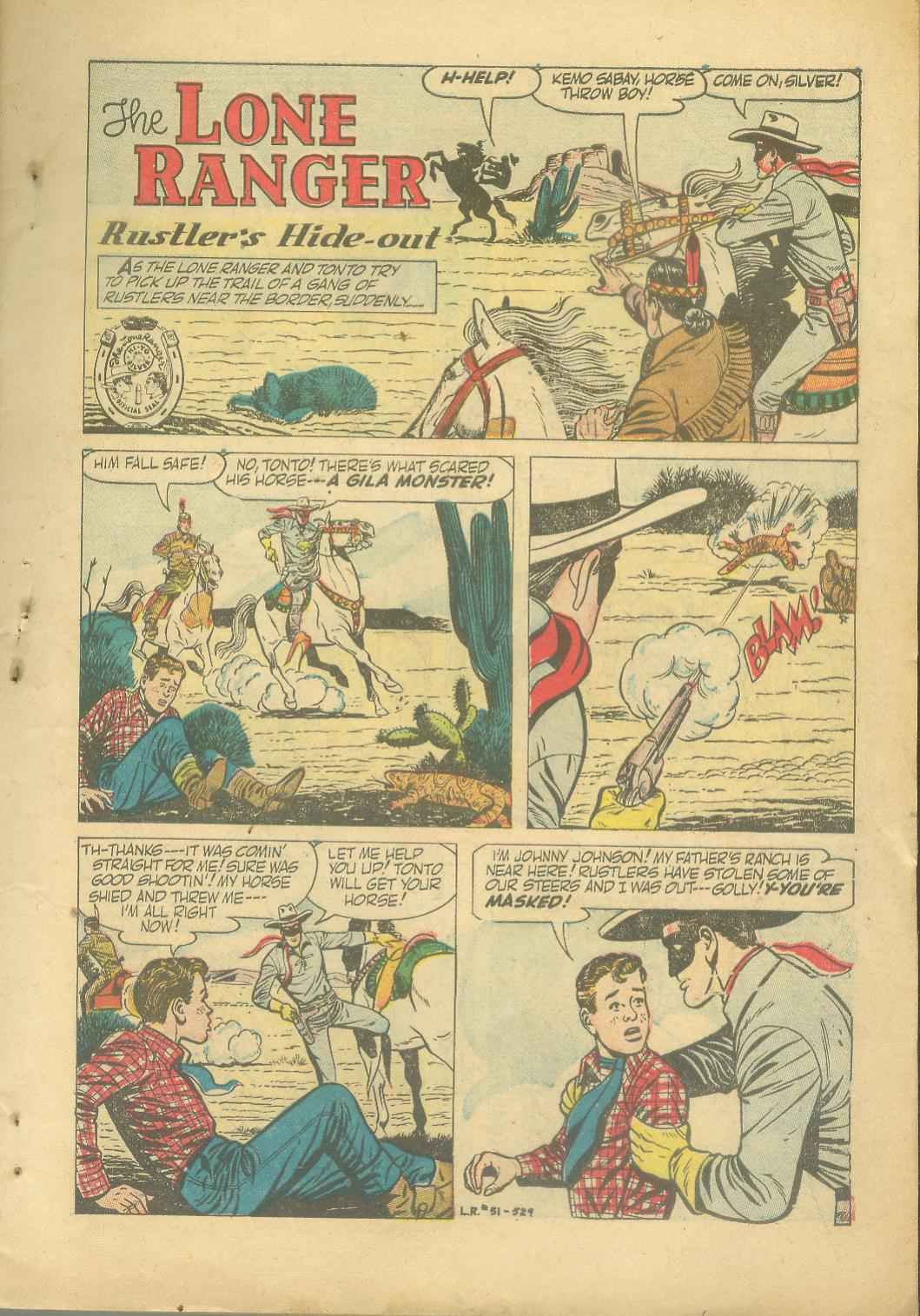 Read online The Lone Ranger (1948) comic -  Issue #51 - 3