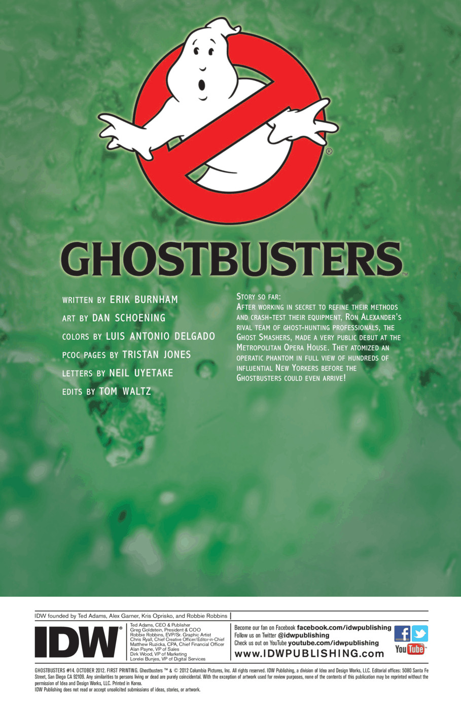 Read online Ghostbusters (2011) comic -  Issue #14 - 2