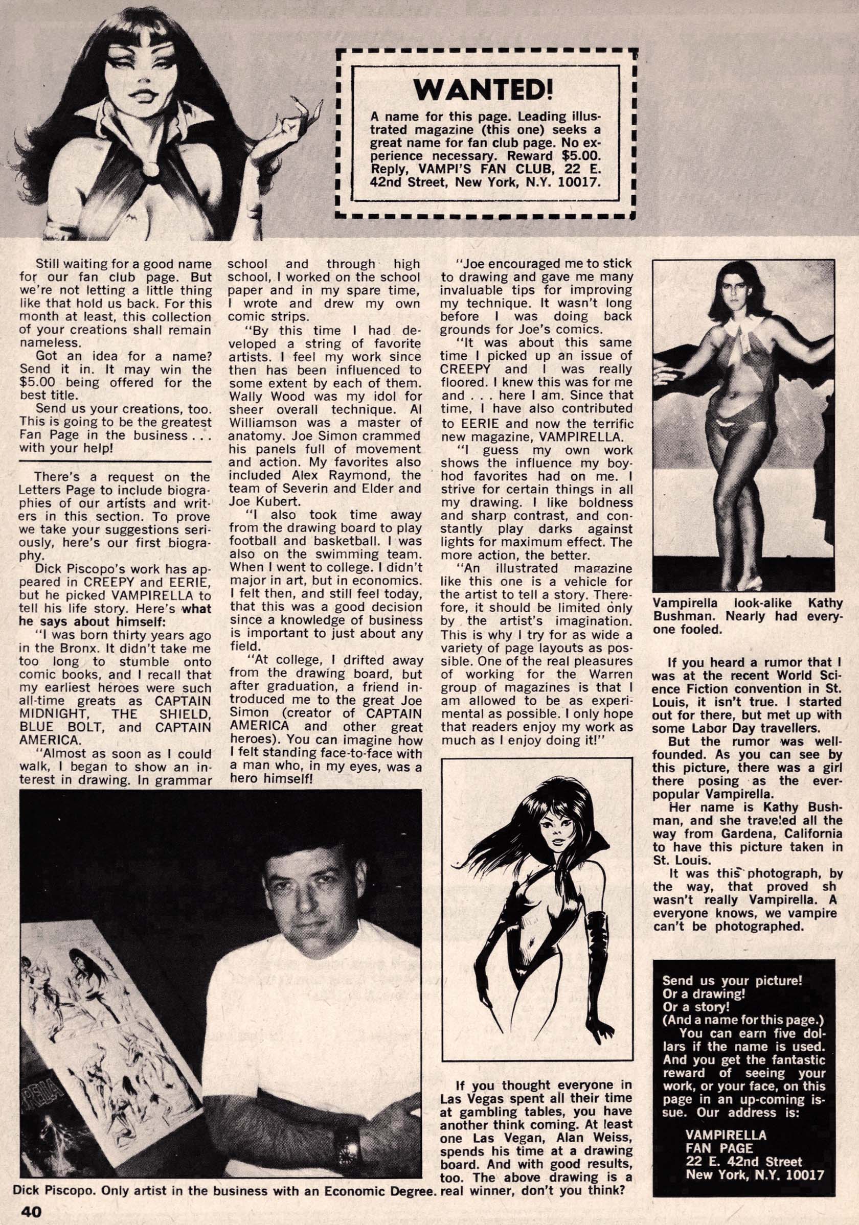 Read online Vampirella (1969) comic -  Issue #4 - 39