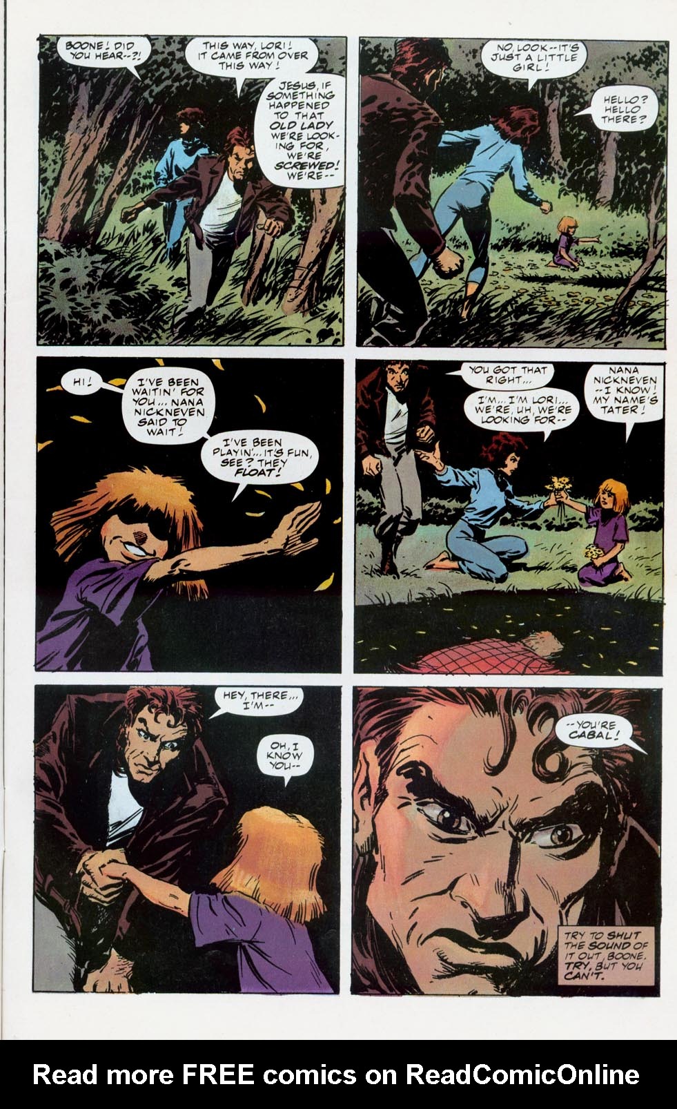 Read online Clive Barker's Night Breed (1990) comic -  Issue #6 - 7