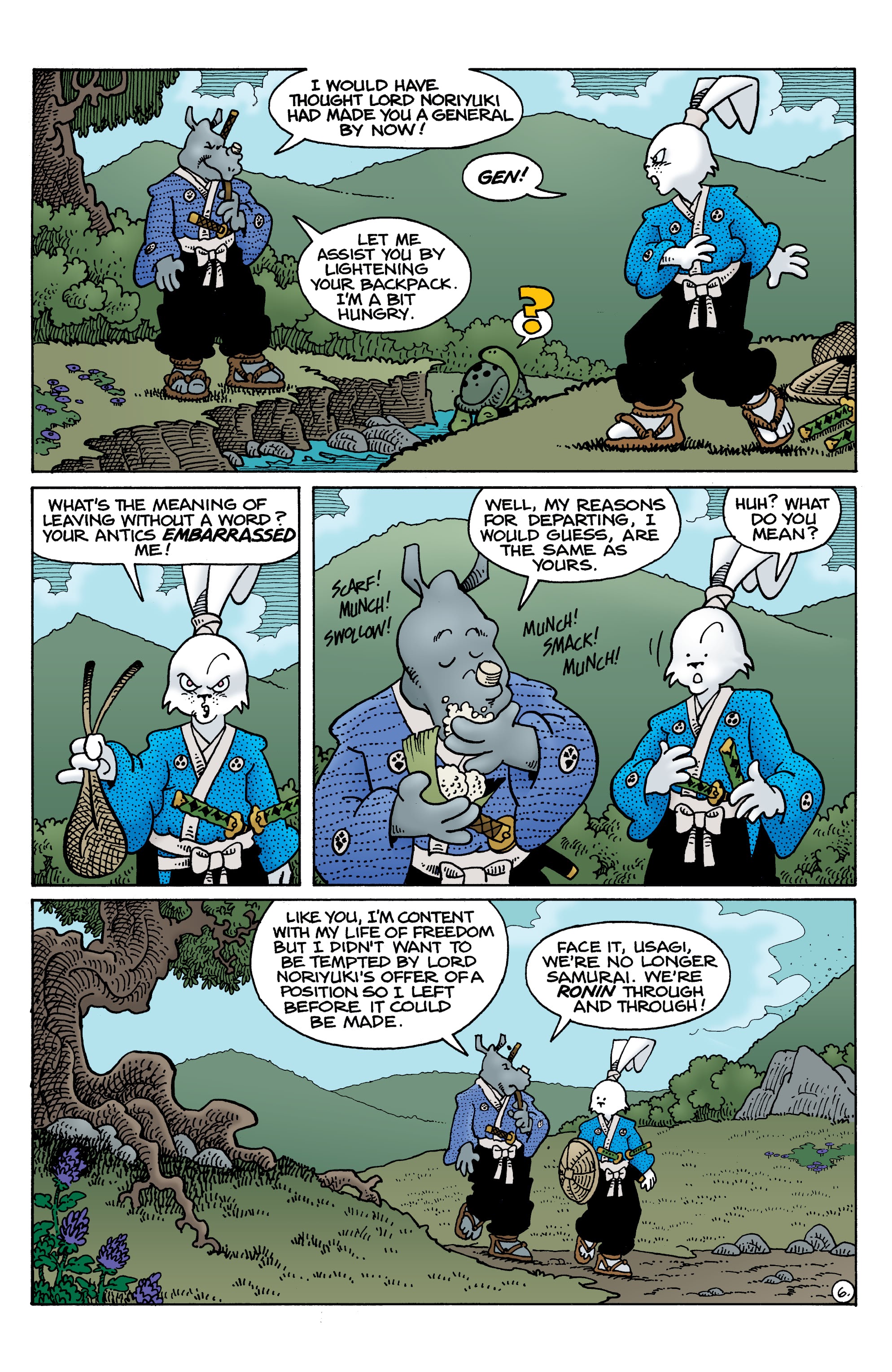 Read online Usagi Yojimbo: The Dragon Bellow Conspiracy comic -  Issue #6 - 8
