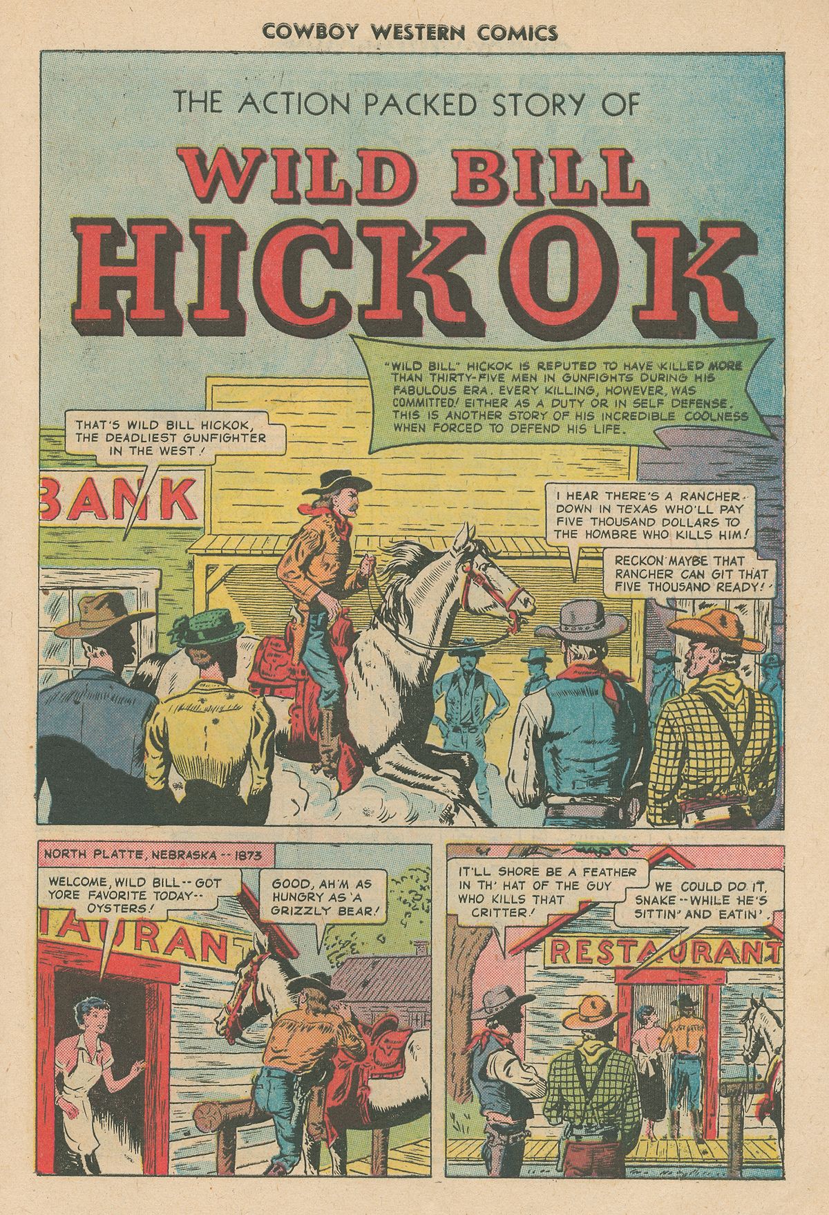 Read online Cowboy Western Comics (1948) comic -  Issue #31 - 31