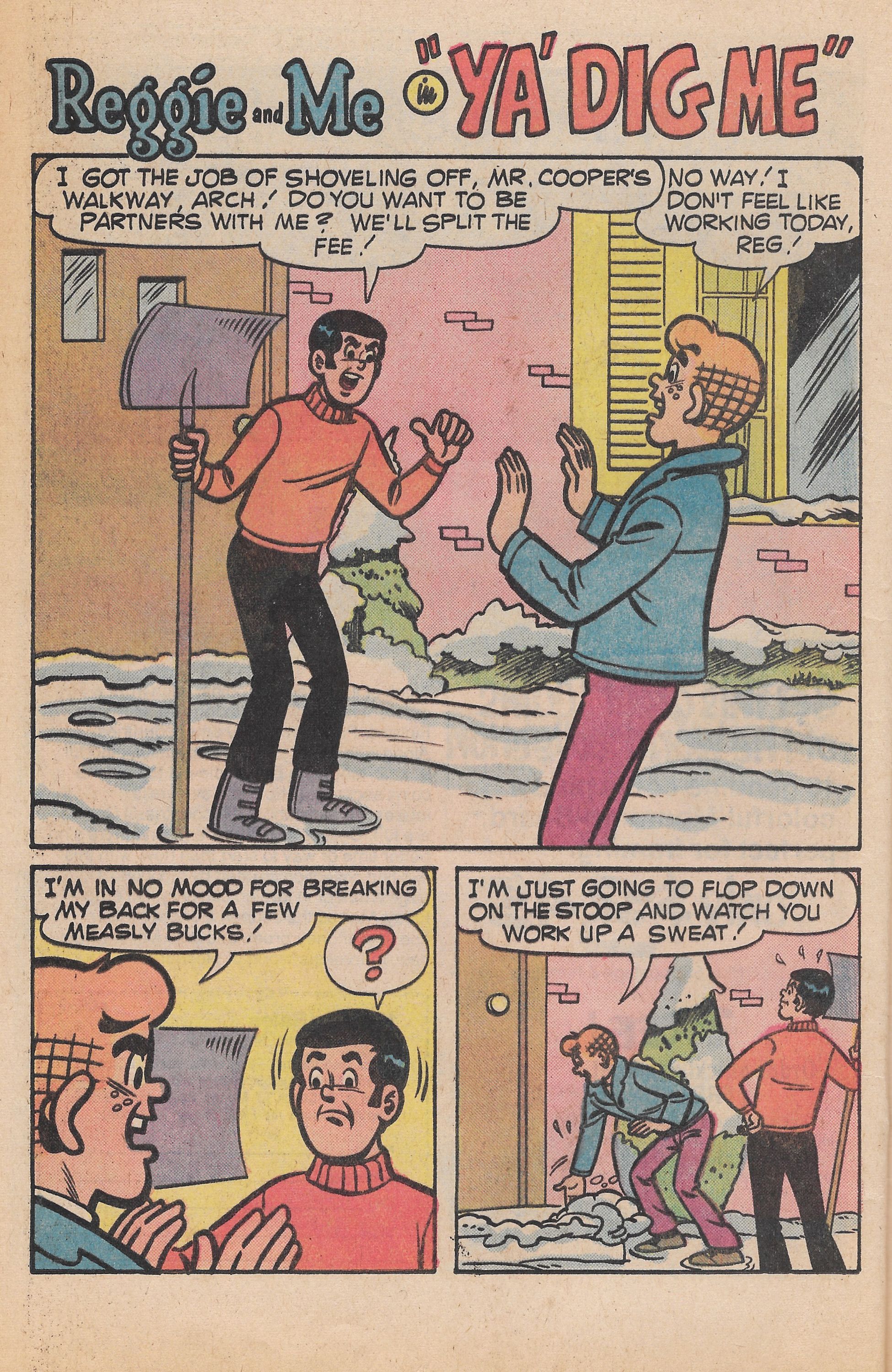 Read online Reggie and Me (1966) comic -  Issue #103 - 20